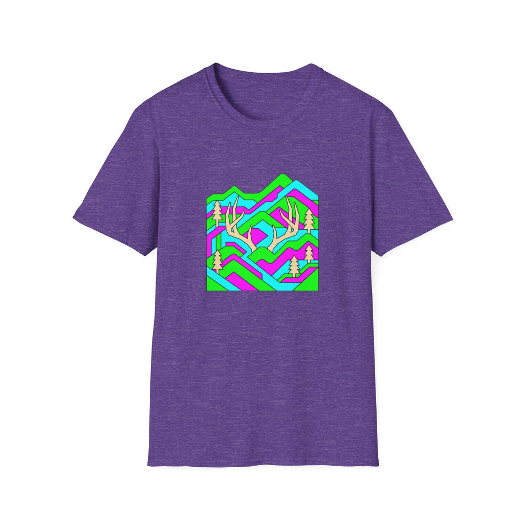 Neon Mountain Sheds T-Shirt