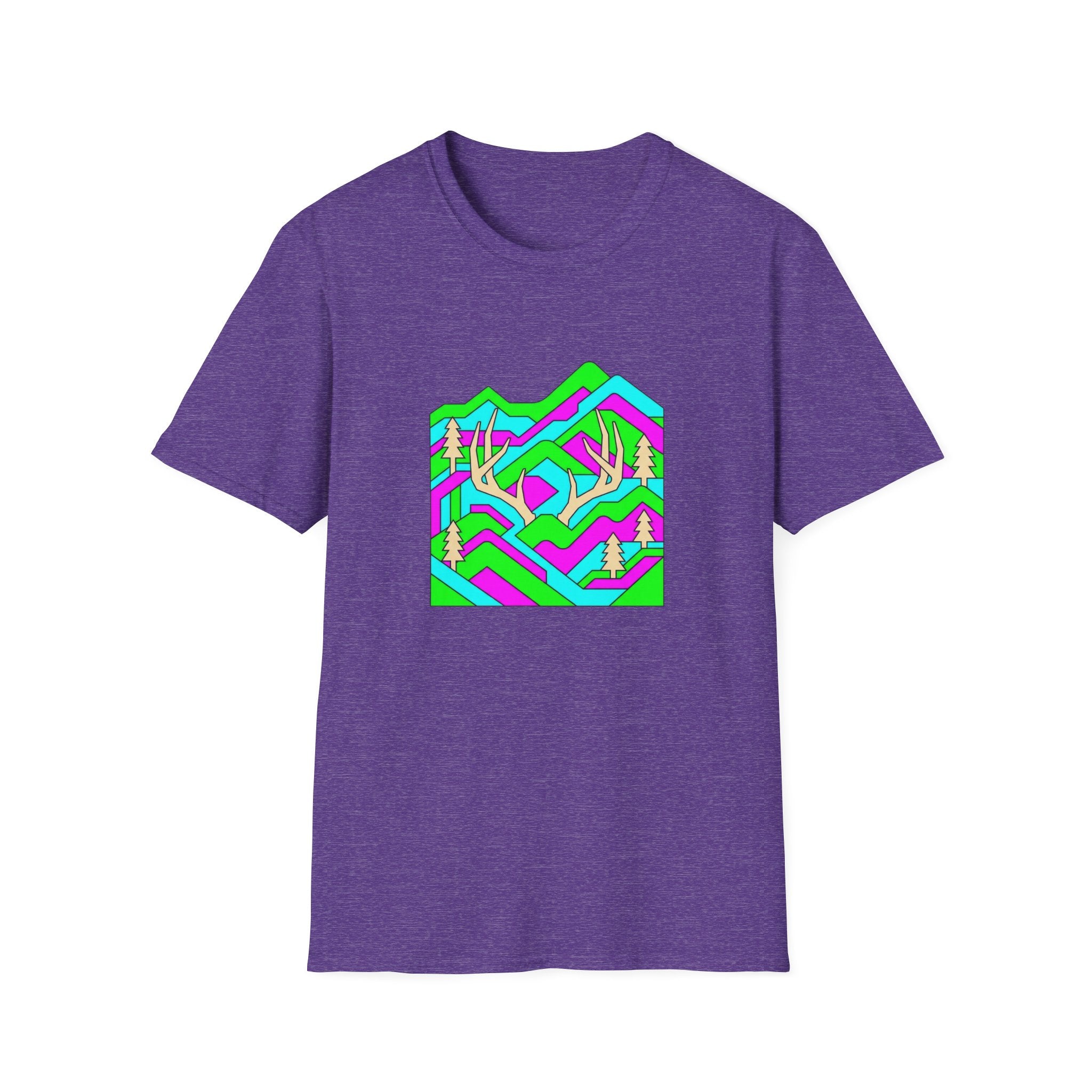 Neon Mountain Sheds T-Shirt