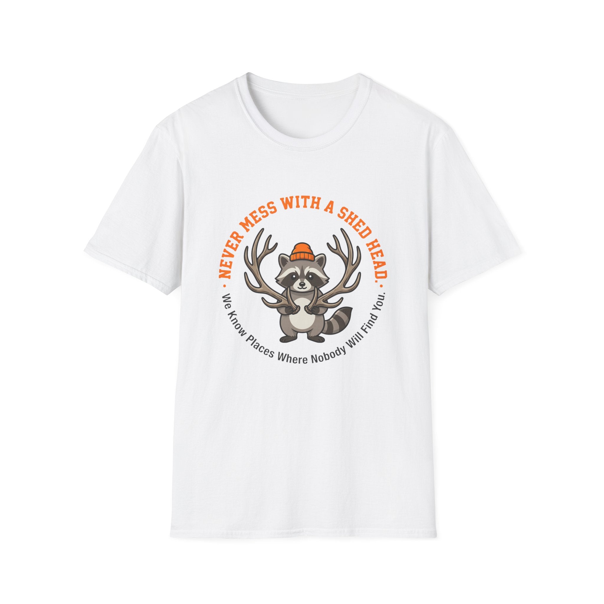 Never Mess With A Shed Head Raccoon T-Shirt