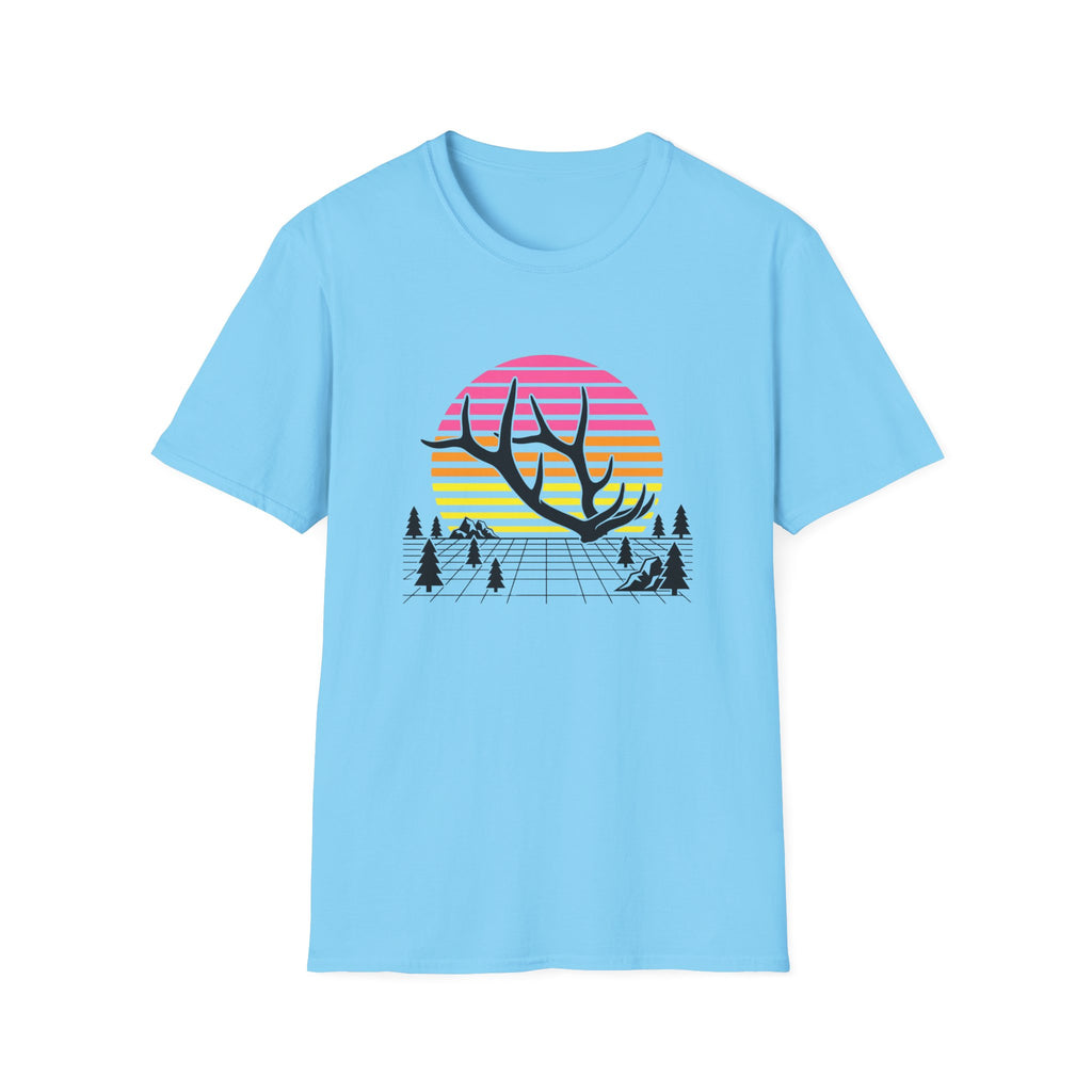 Elk Shed Grid Map T-Shirt