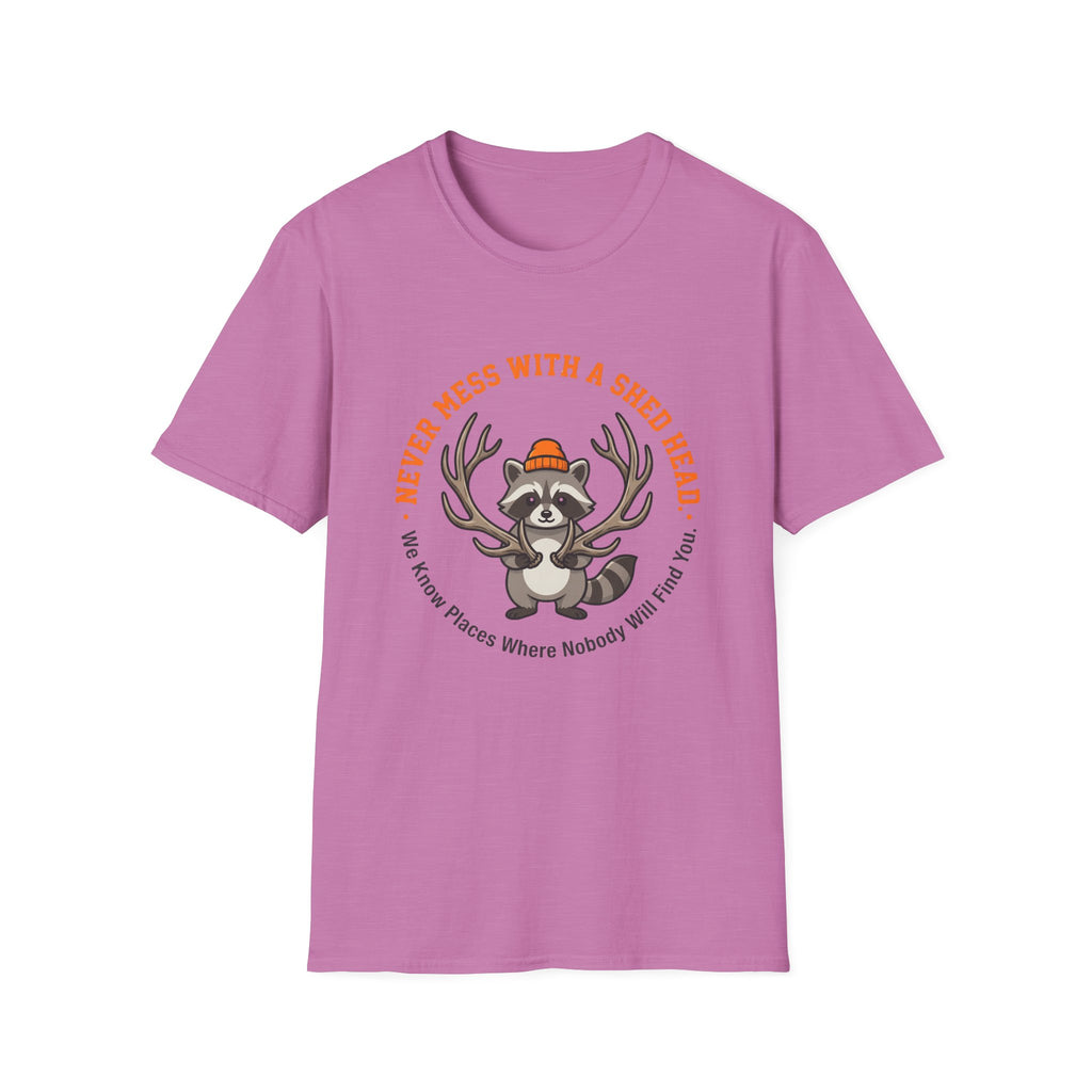Never Mess With A Shed Head Raccoon T-Shirt