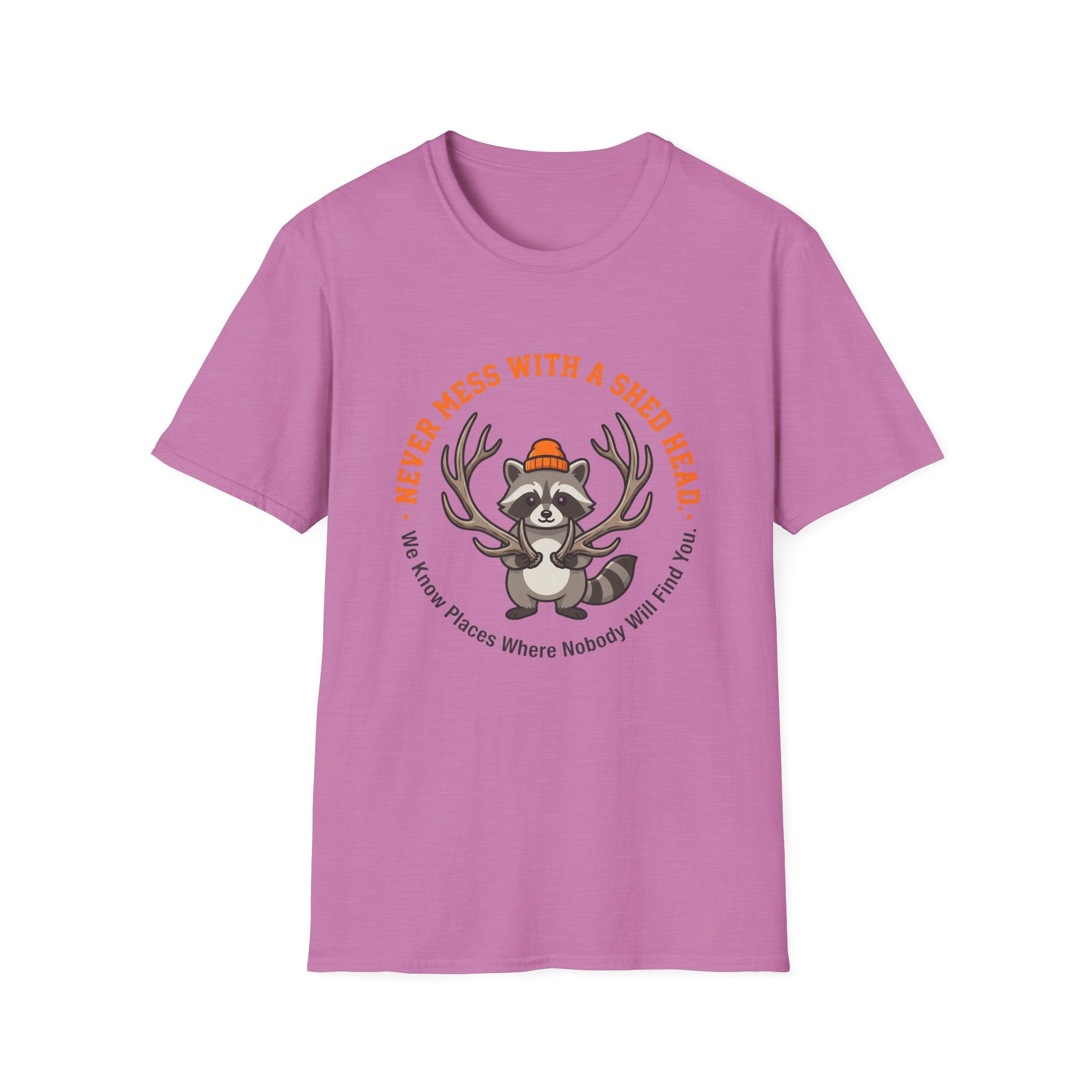 Never Mess With A Shed Head Raccoon T-Shirt