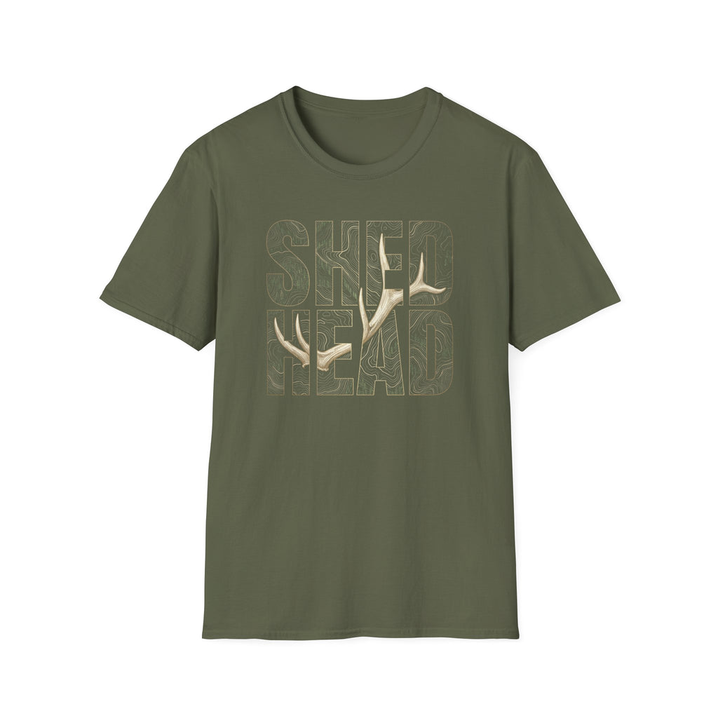 SHED HEAD Elk Shed Topography T-Shirt