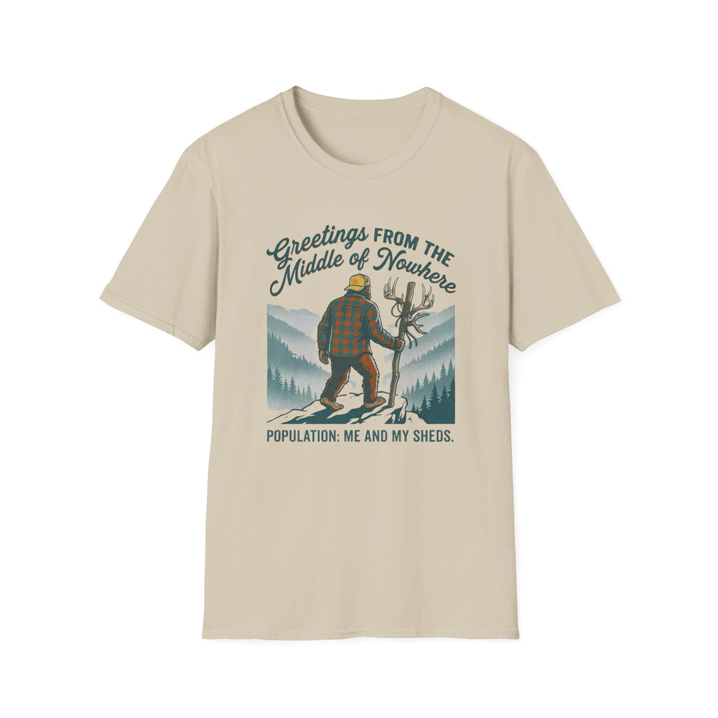 Greetings From the Middle of Nowhere T-Shirt