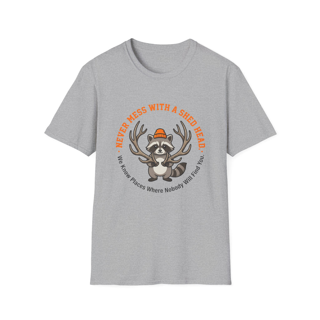 Never Mess With A Shed Head Raccoon T-Shirt