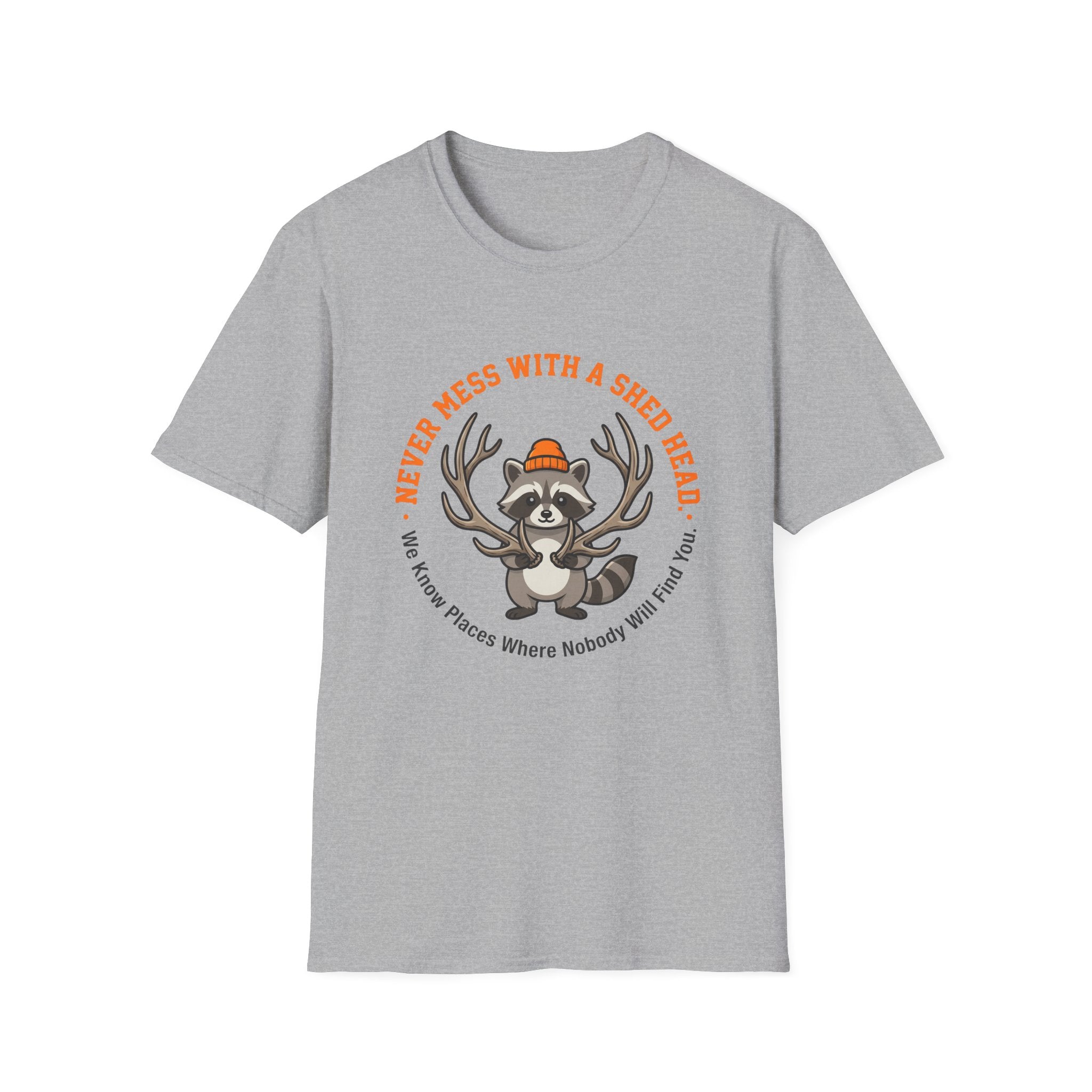 Never Mess With A Shed Head Raccoon T-Shirt