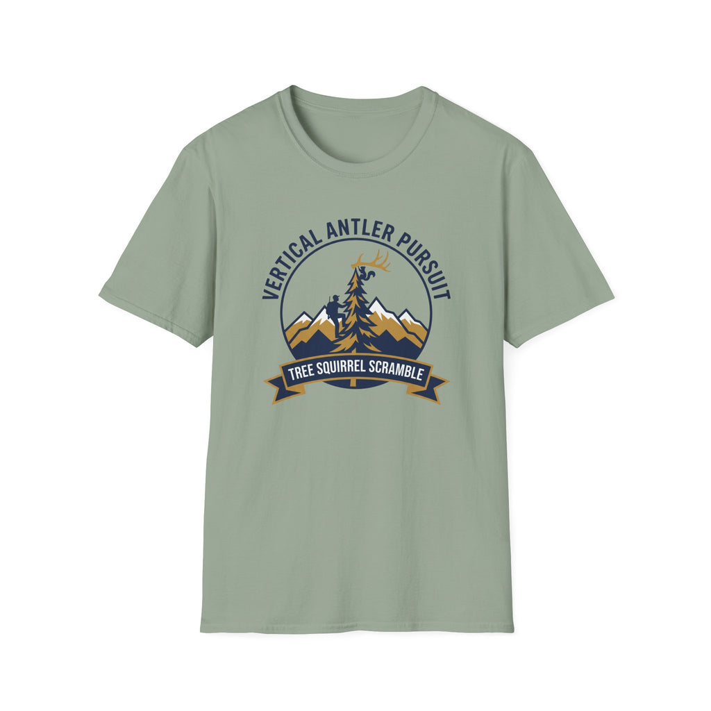 Vertical Antler Pursuit / Tree Squirrel Scramble T-Shirt