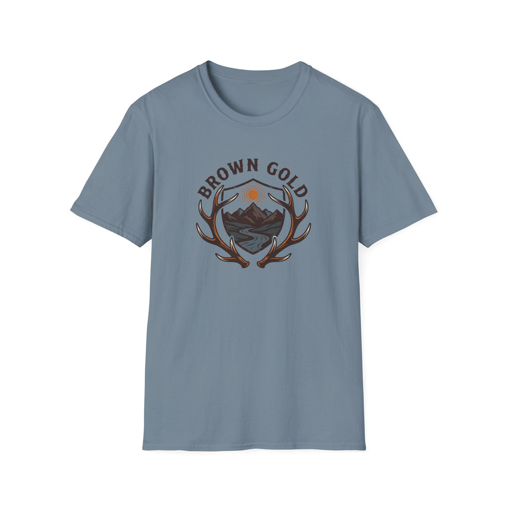 Brown Gold Shield T-Shirt