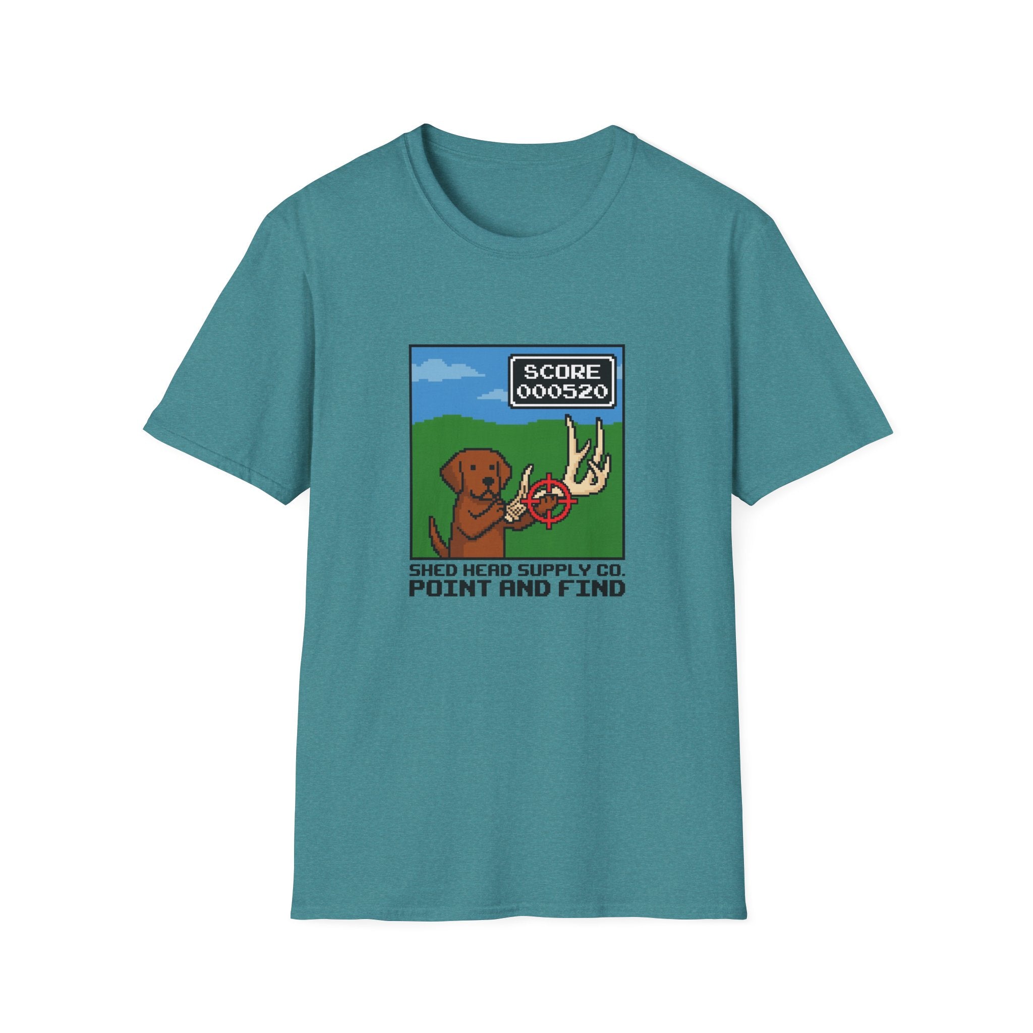 Horn Hunt 80's Video Game T-Shirt