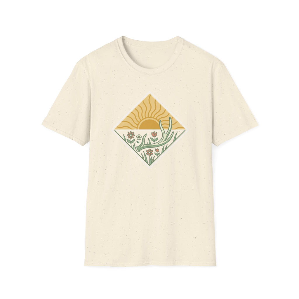 Antler Shed & Wildflowers Diamond T-Shirt