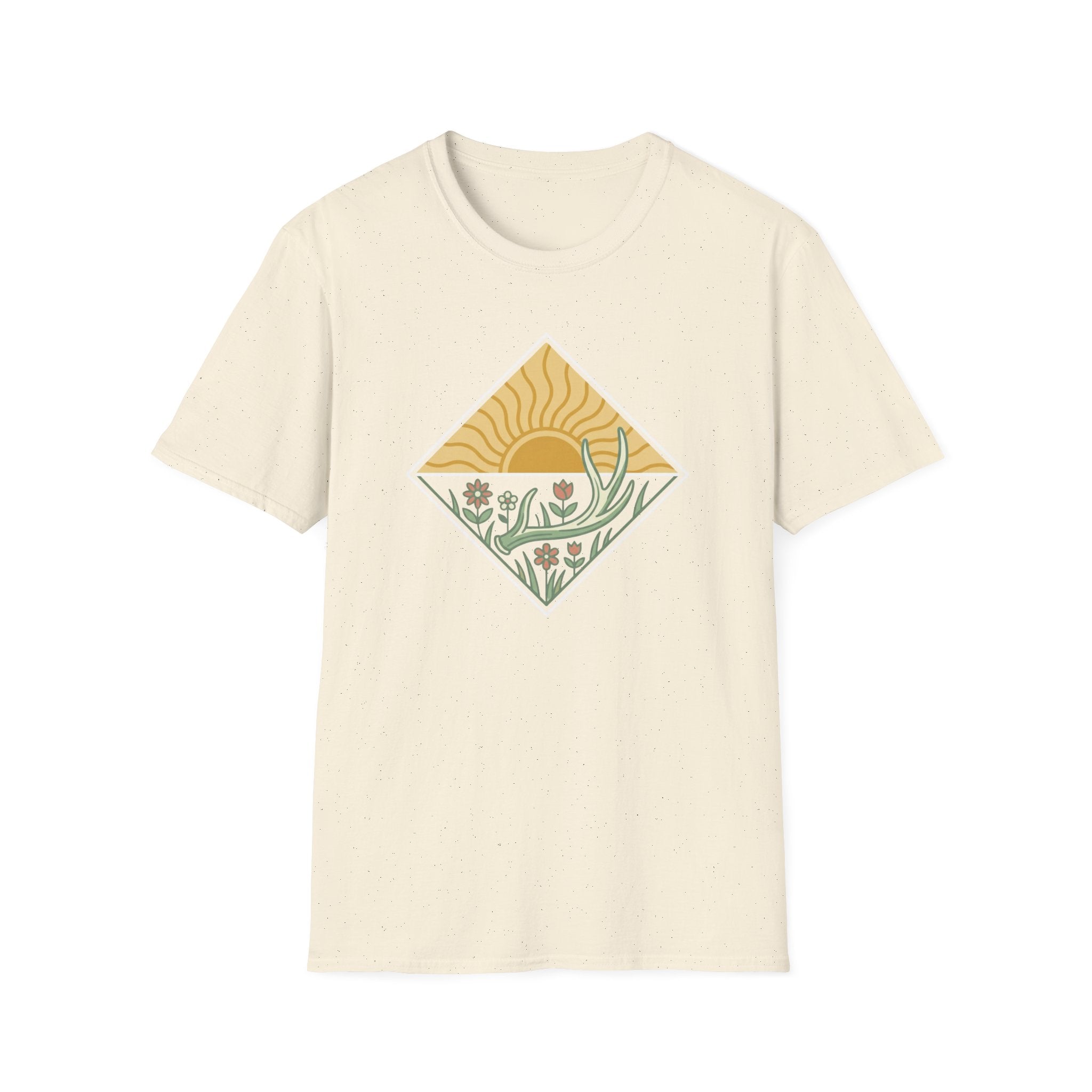 Antler Shed & Wildflowers Diamond T-Shirt