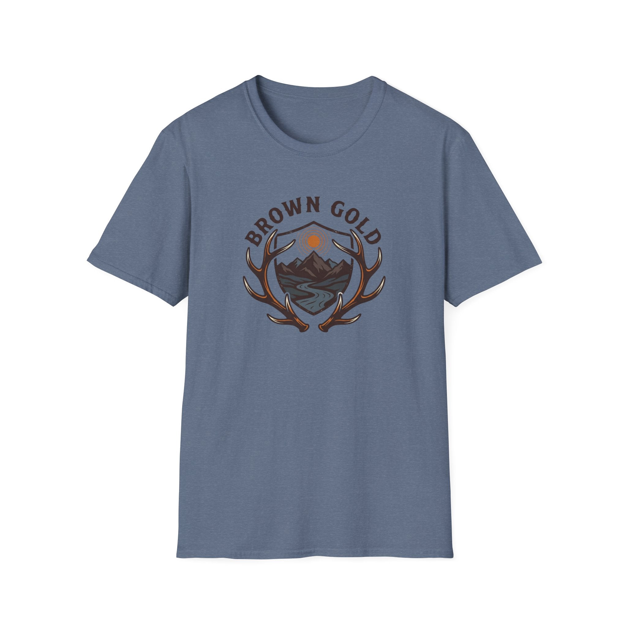 Brown Gold Shield T-Shirt