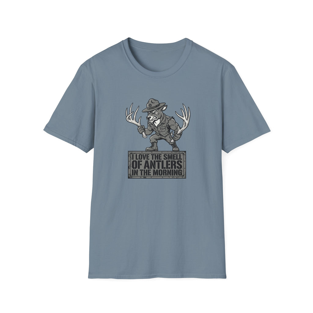 I Love the Smell of Antlers in the Morning. Deer Sargeant T-Shirt