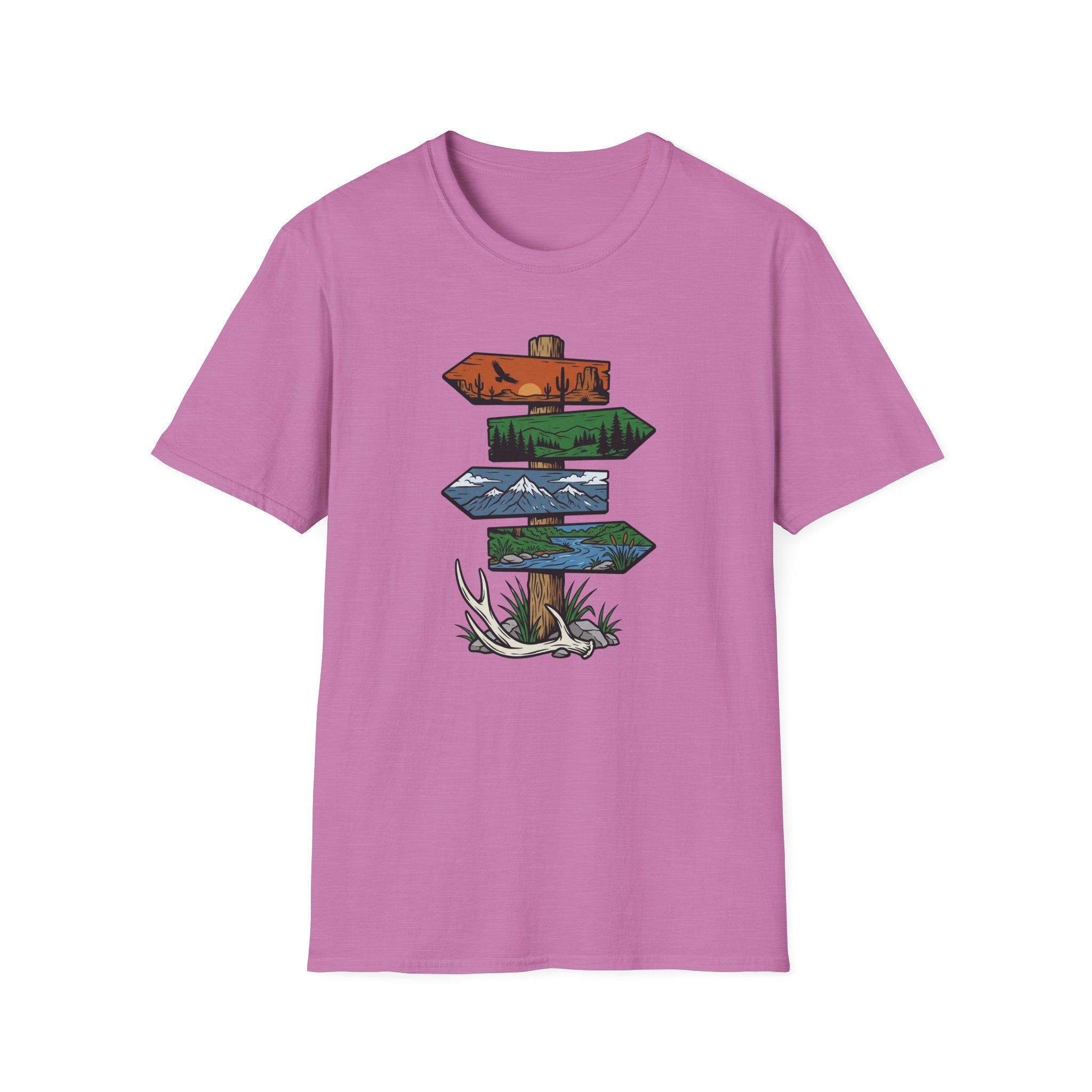 Antler Drop Signpost T-Shirt