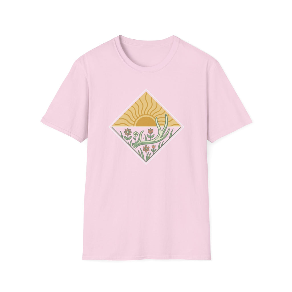 Antler Shed & Wildflowers Diamond T-Shirt