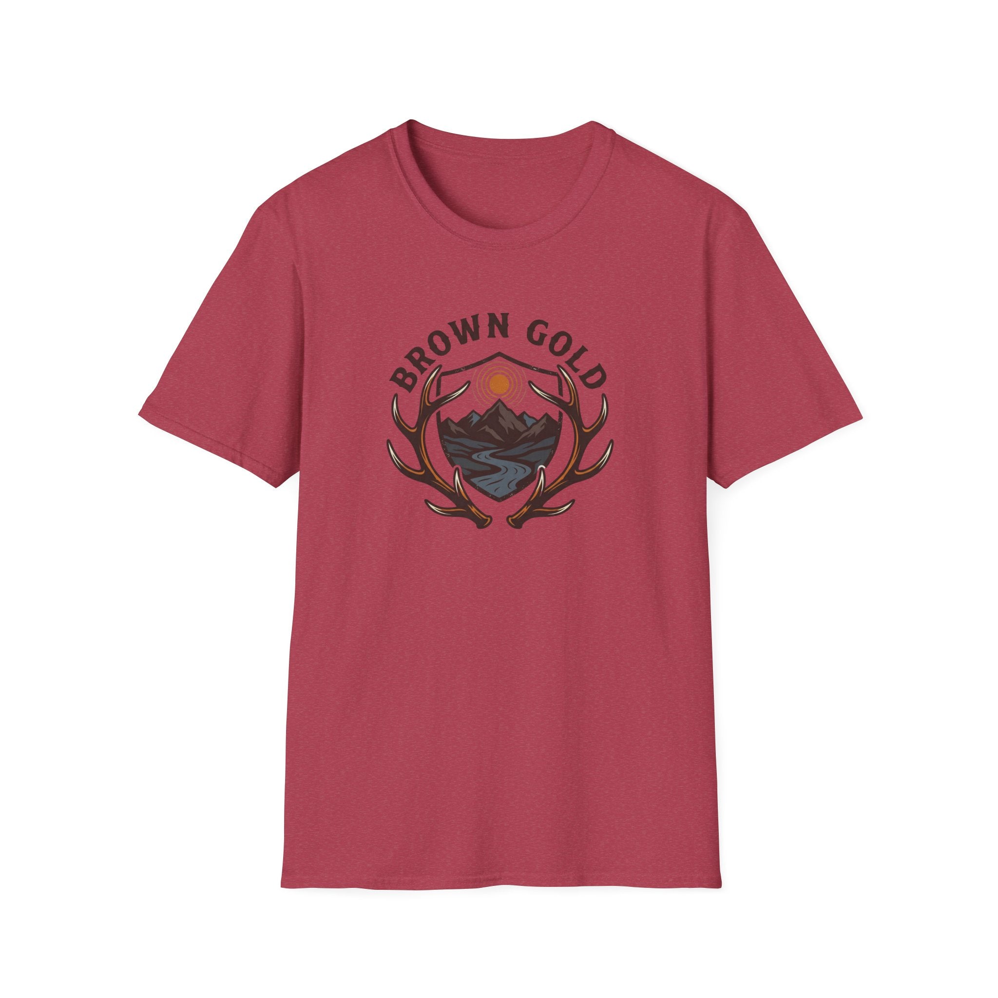 Brown Gold Shield T-Shirt