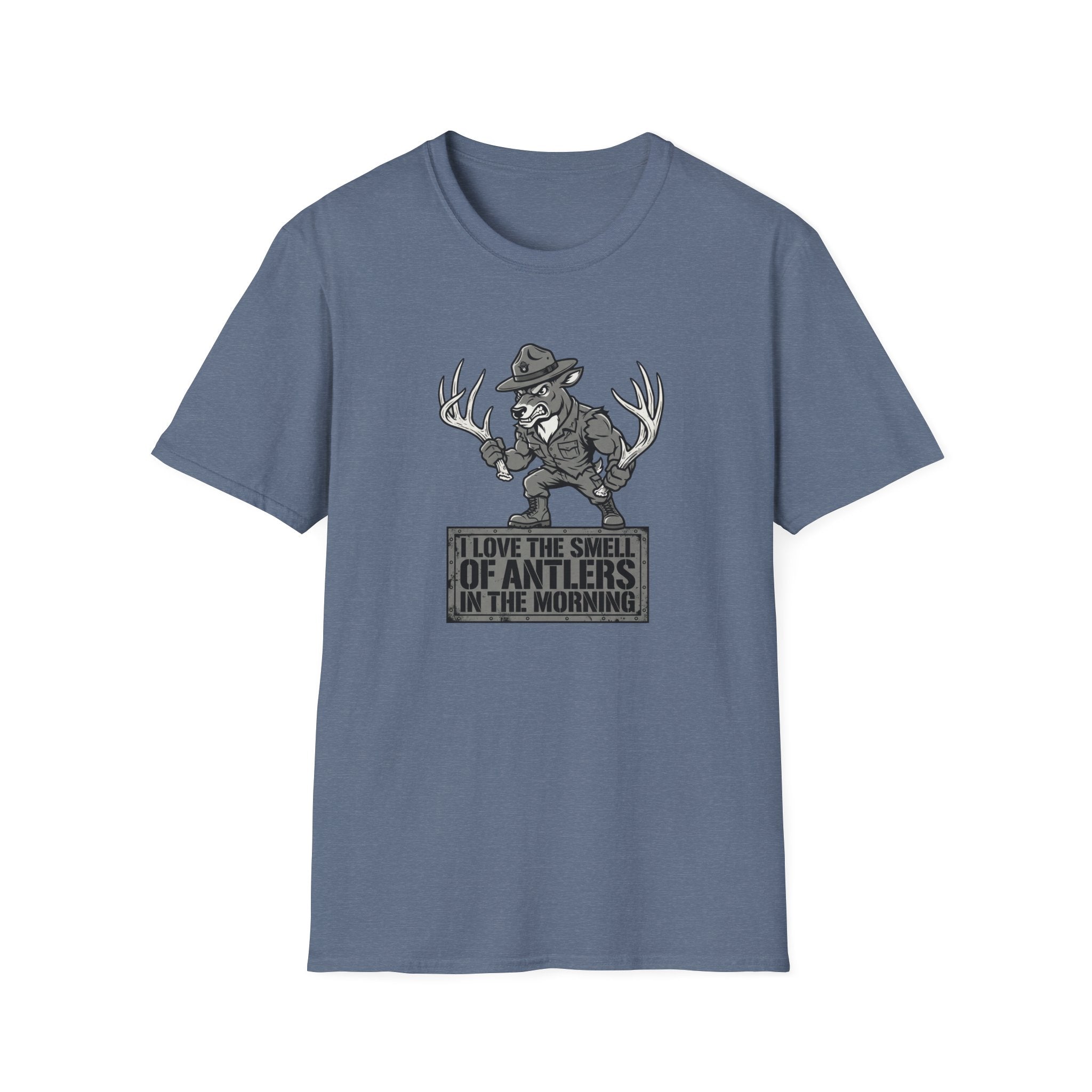I Love the Smell of Antlers in the Morning. Deer Sargeant T-Shirt
