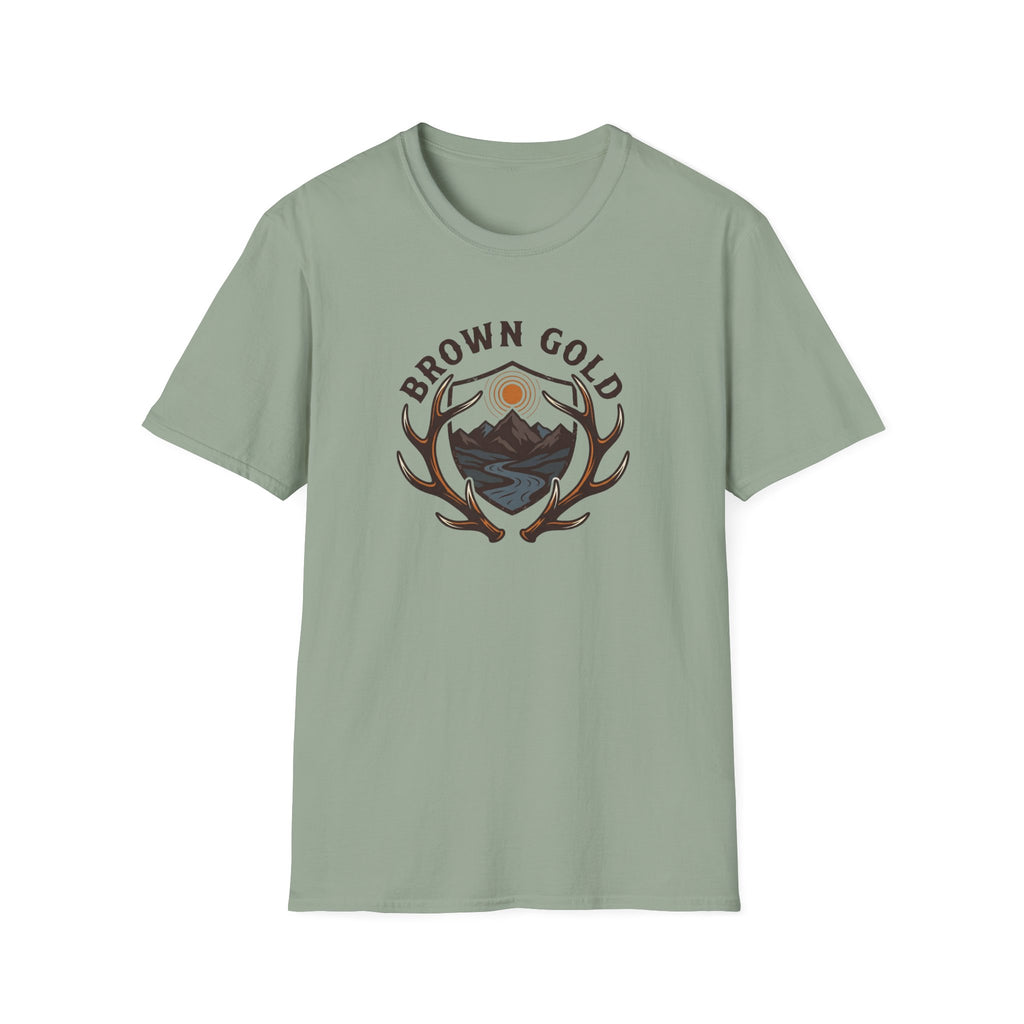 Brown Gold Shield T-Shirt