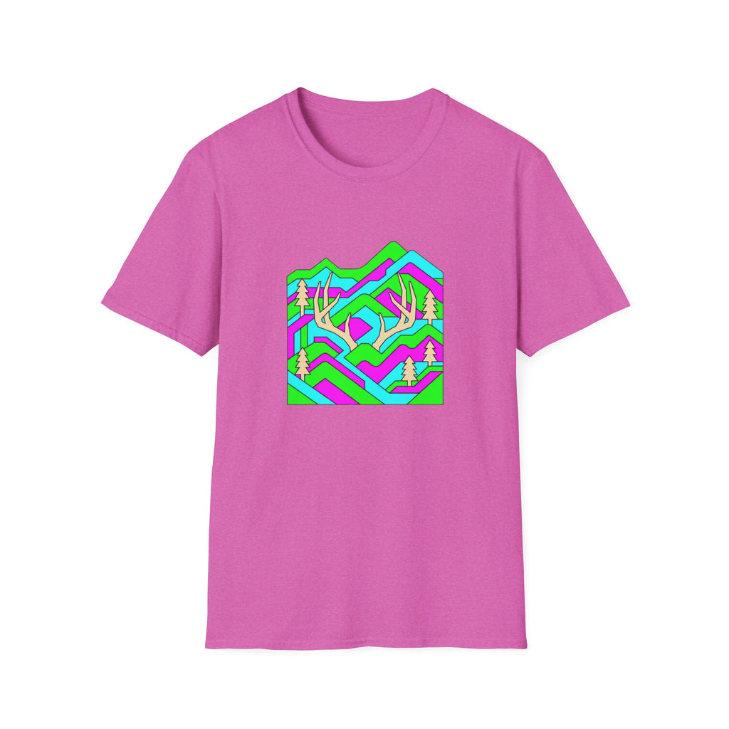 Neon Mountain Sheds T-Shirt