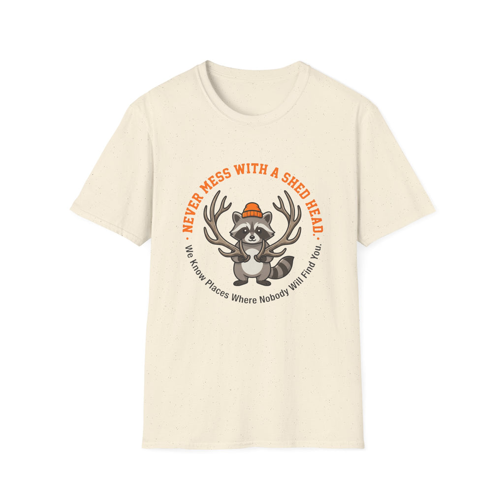 Never Mess With A Shed Head Raccoon T-Shirt