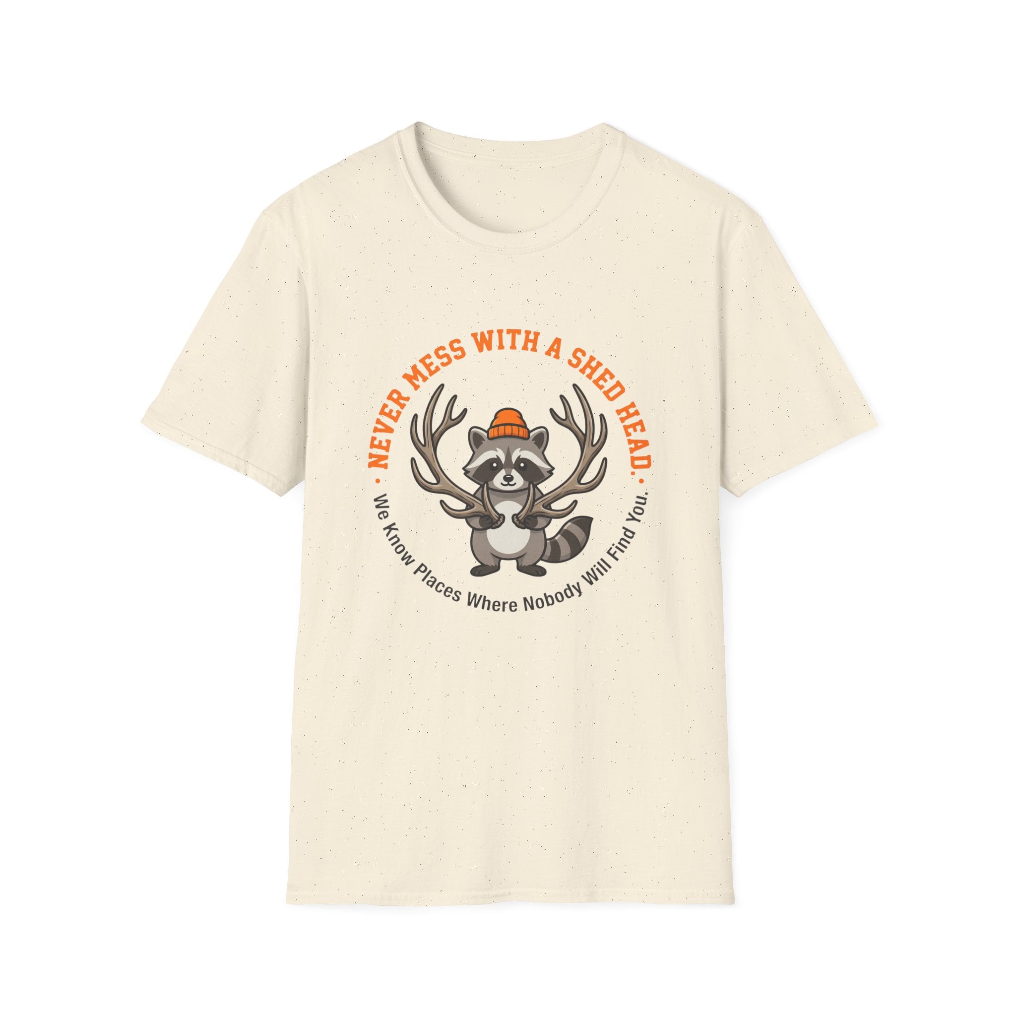 Never Mess With A Shed Head Raccoon T-Shirt