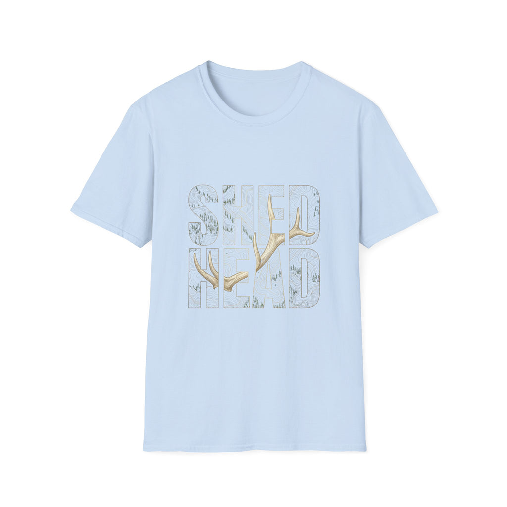 SHED HEAD Elk Antler Topography T-Shirt