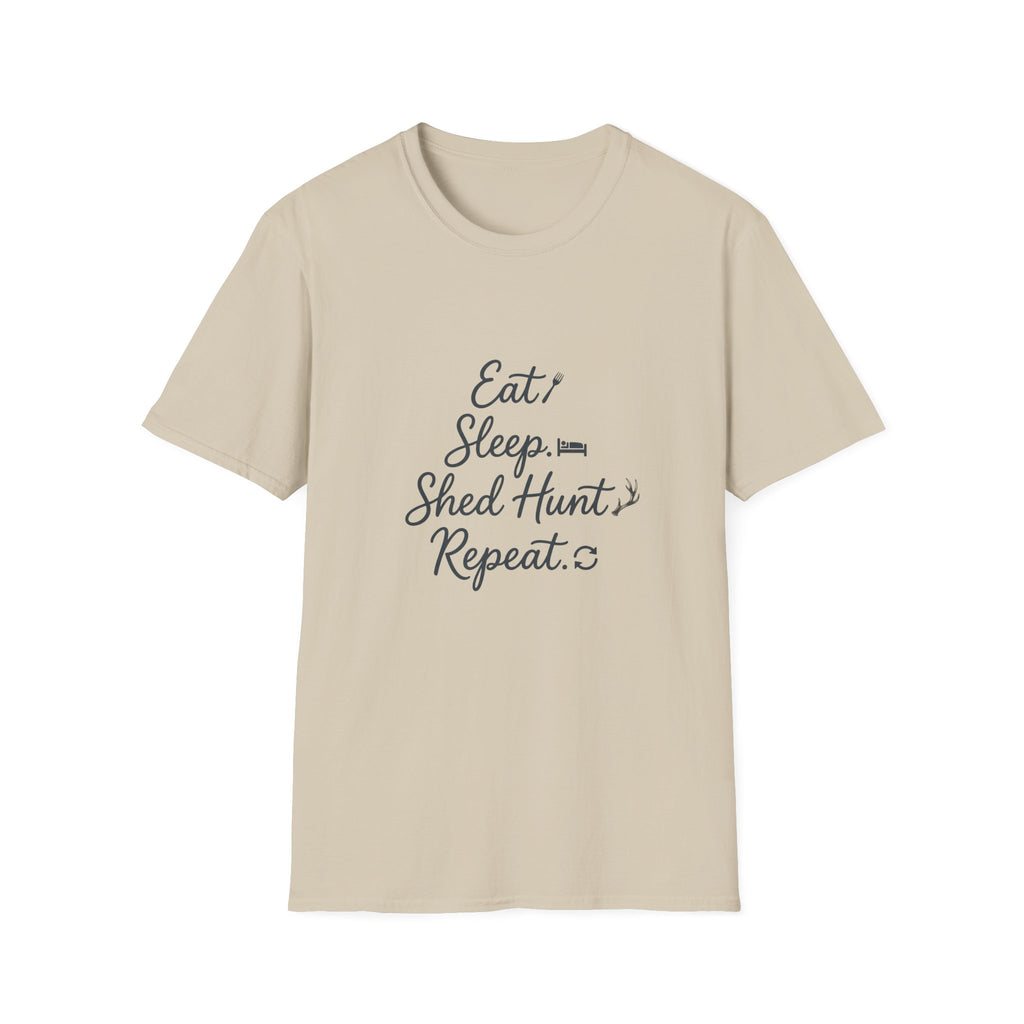 Eat. Sleep. Shed Hunt. Repeat. T-Shirt