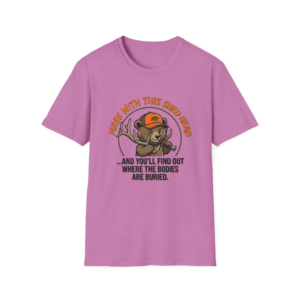 Mess With This Shed Head Bear T-Shirt