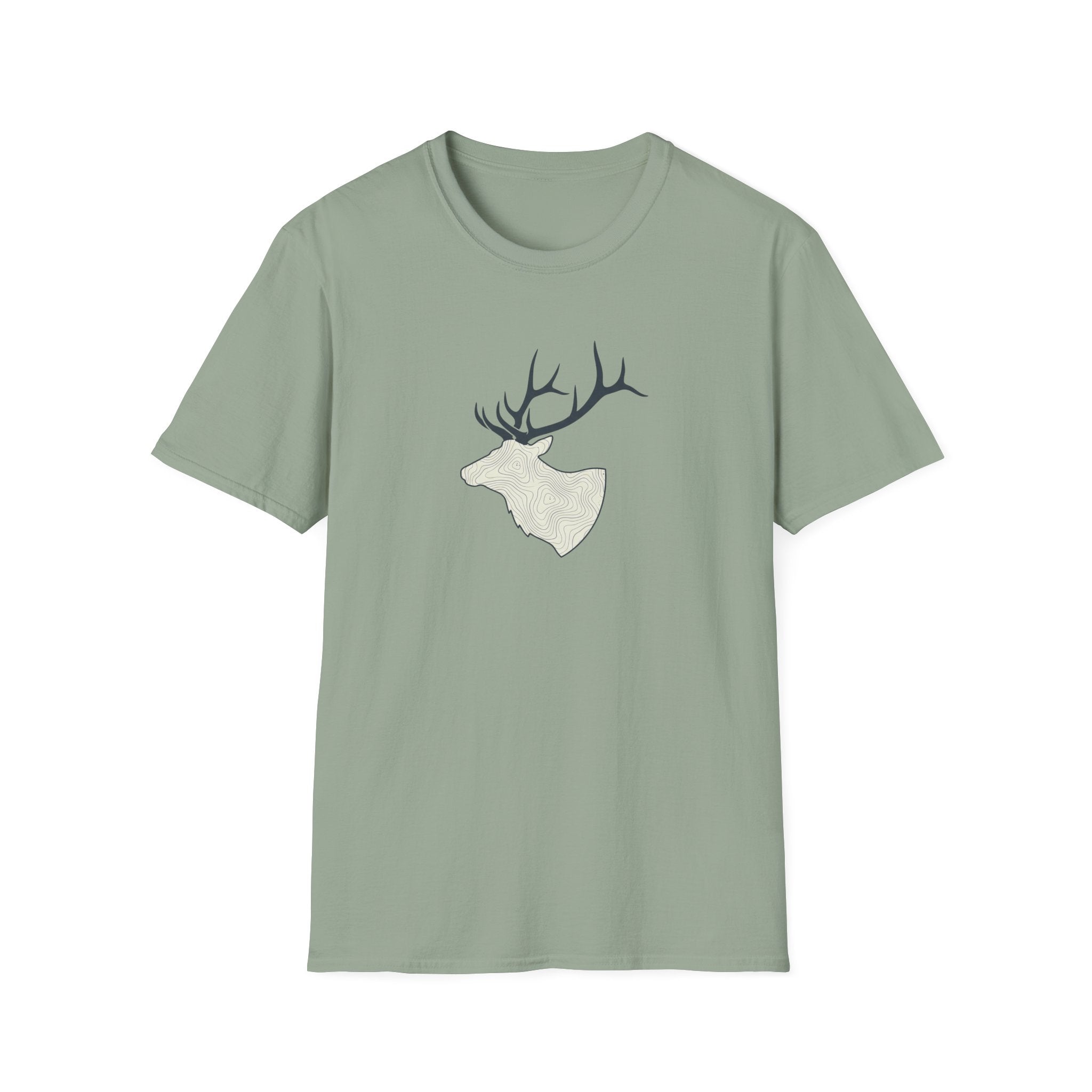 Elk Topography Silhouette T-Shirt