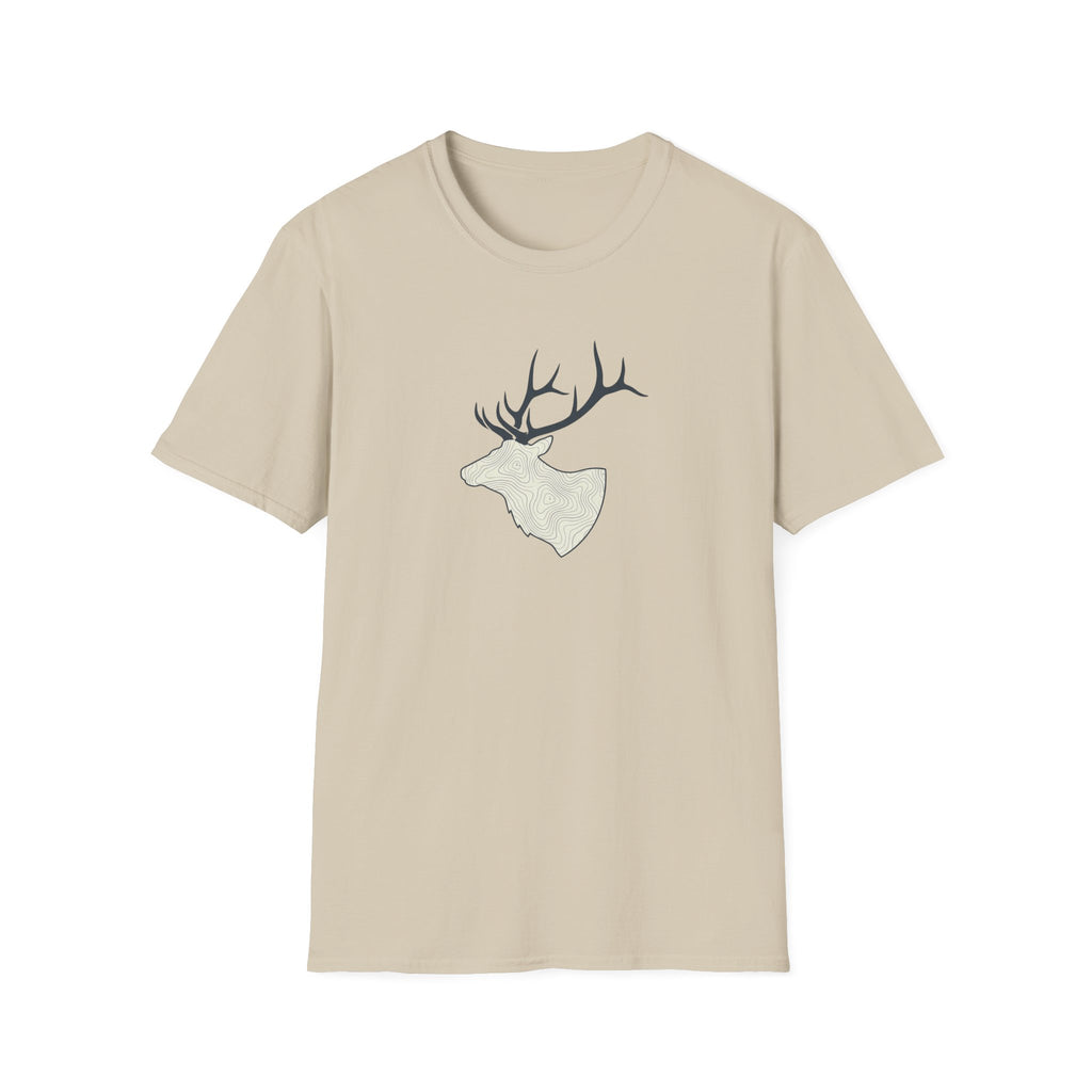 Elk Topography Silhouette T-Shirt