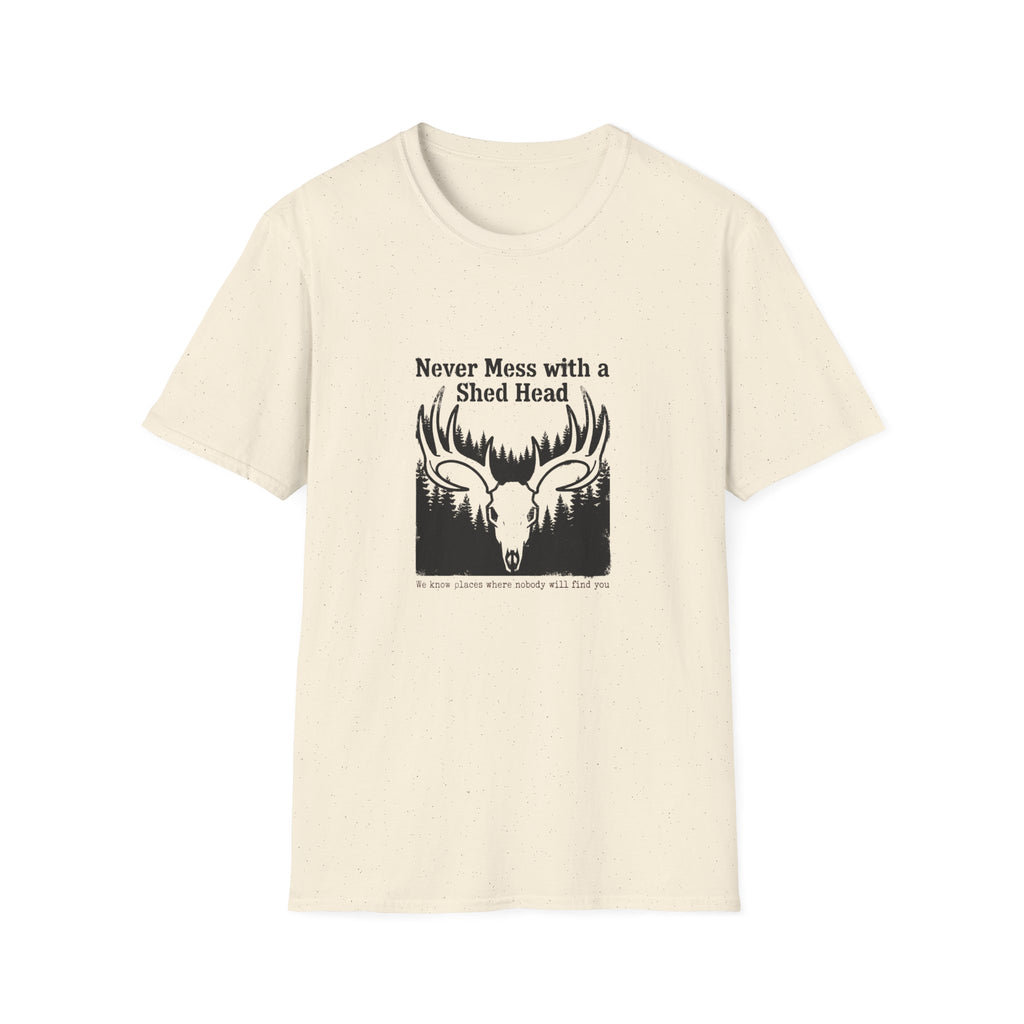Never Mess With A Shed Head Skull T-Shirt