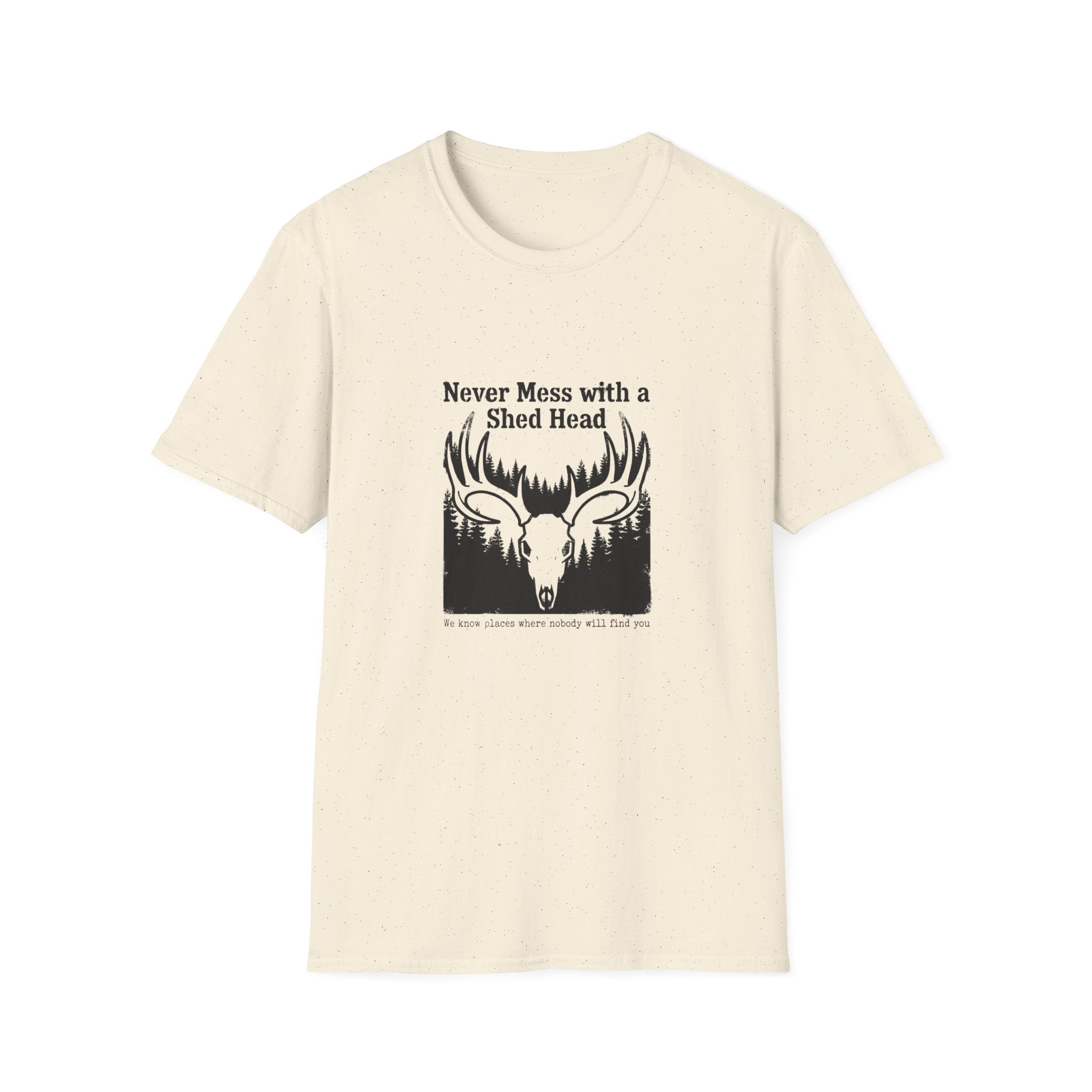 Never Mess With A Shed Head Skull T-Shirt