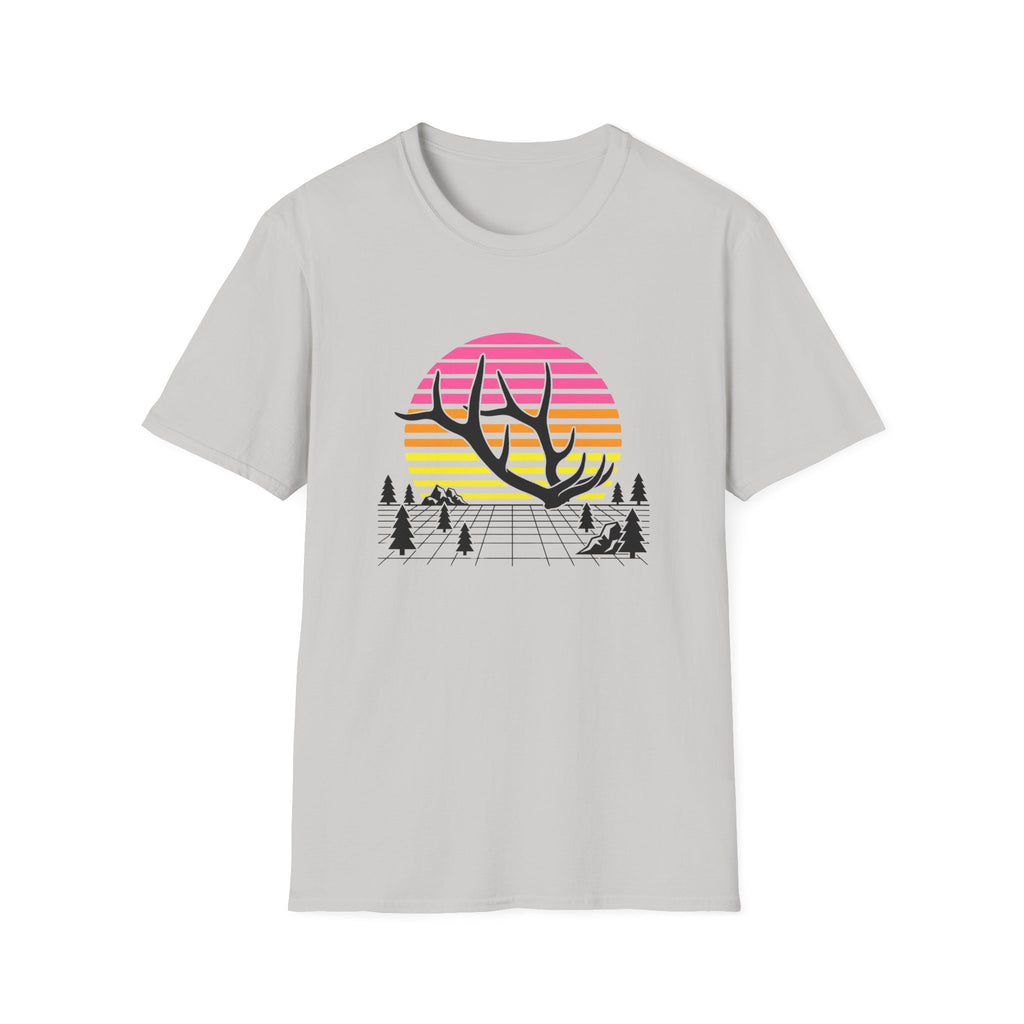 Elk Shed Grid Map T-Shirt