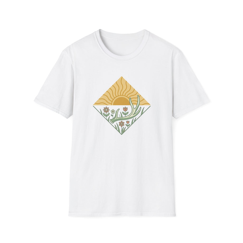 Antler Shed & Wildflowers Diamond T-Shirt