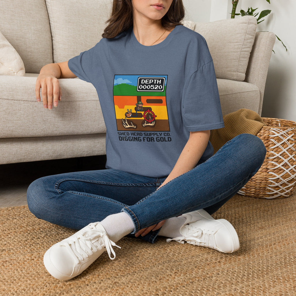 Digging For Gold 80's Video Game T-Shirt