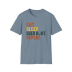 Eat. Sleep. Shed Hunt. Repeat. Antler T-Shirt
