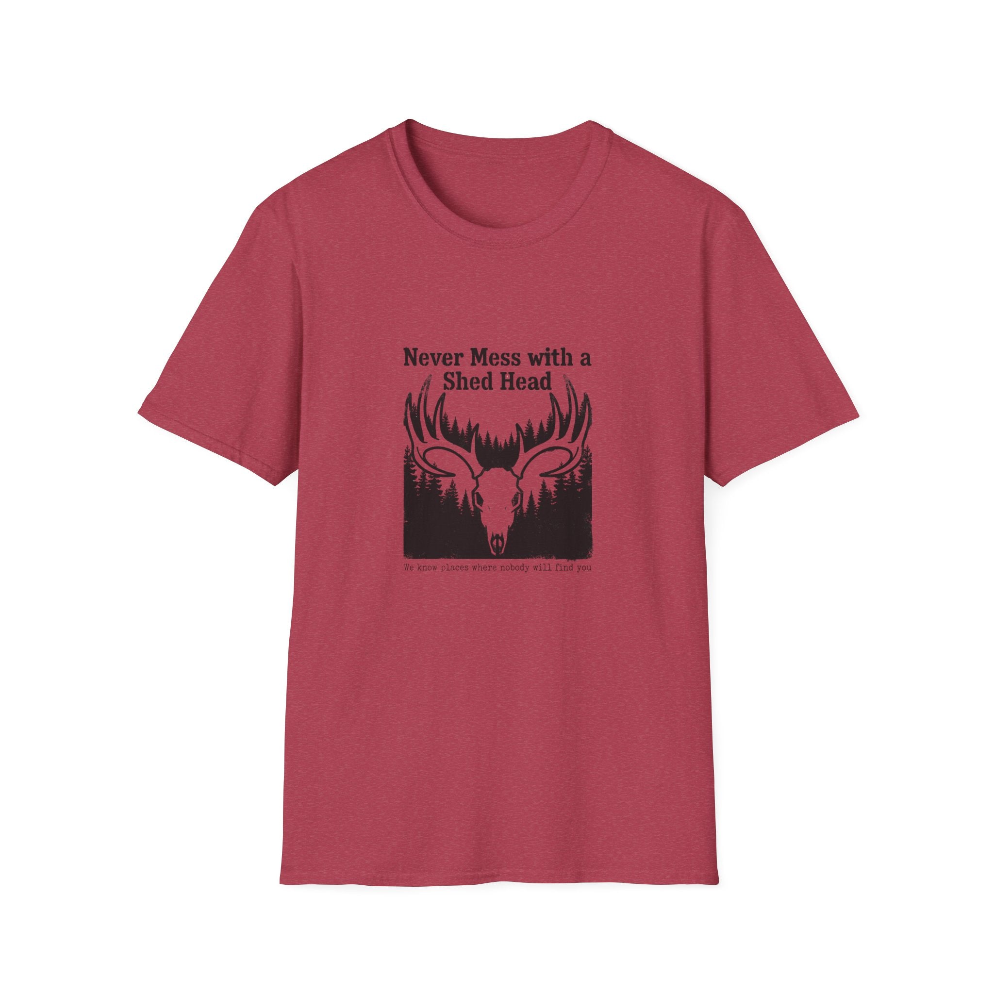 Never Mess With A Shed Head Skull T-Shirt