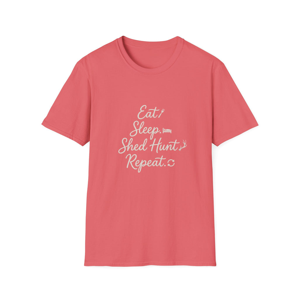 Eat. Sleep. Shed Hunt. Repeat. T-Shirt