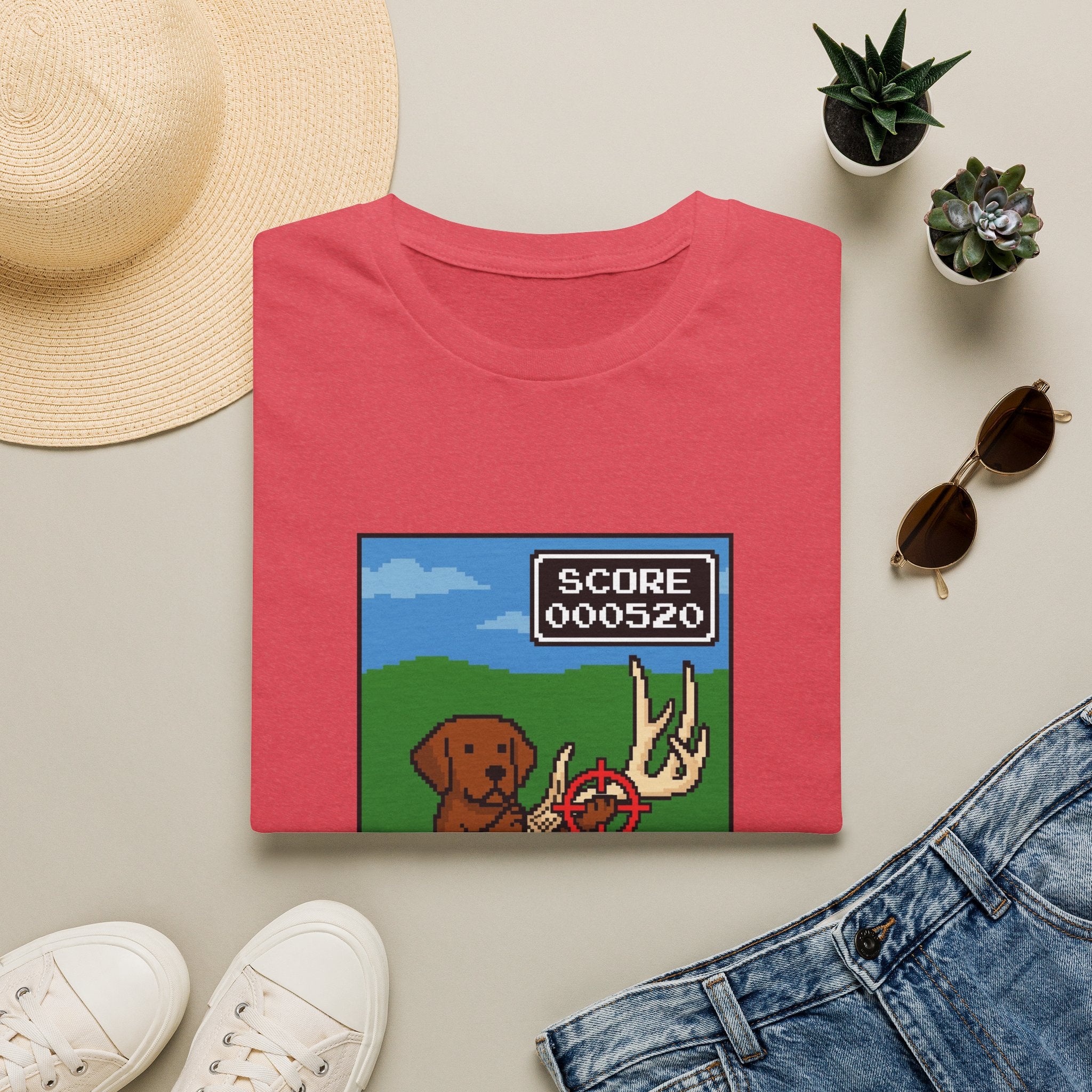 Horn Hunt 80's Video Game T-Shirt