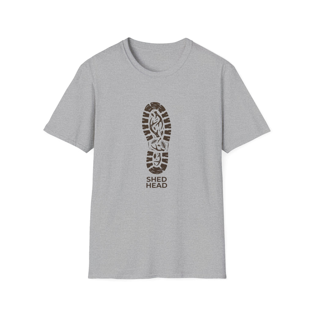 Shed Head Hiking Boot Print T-Shirt