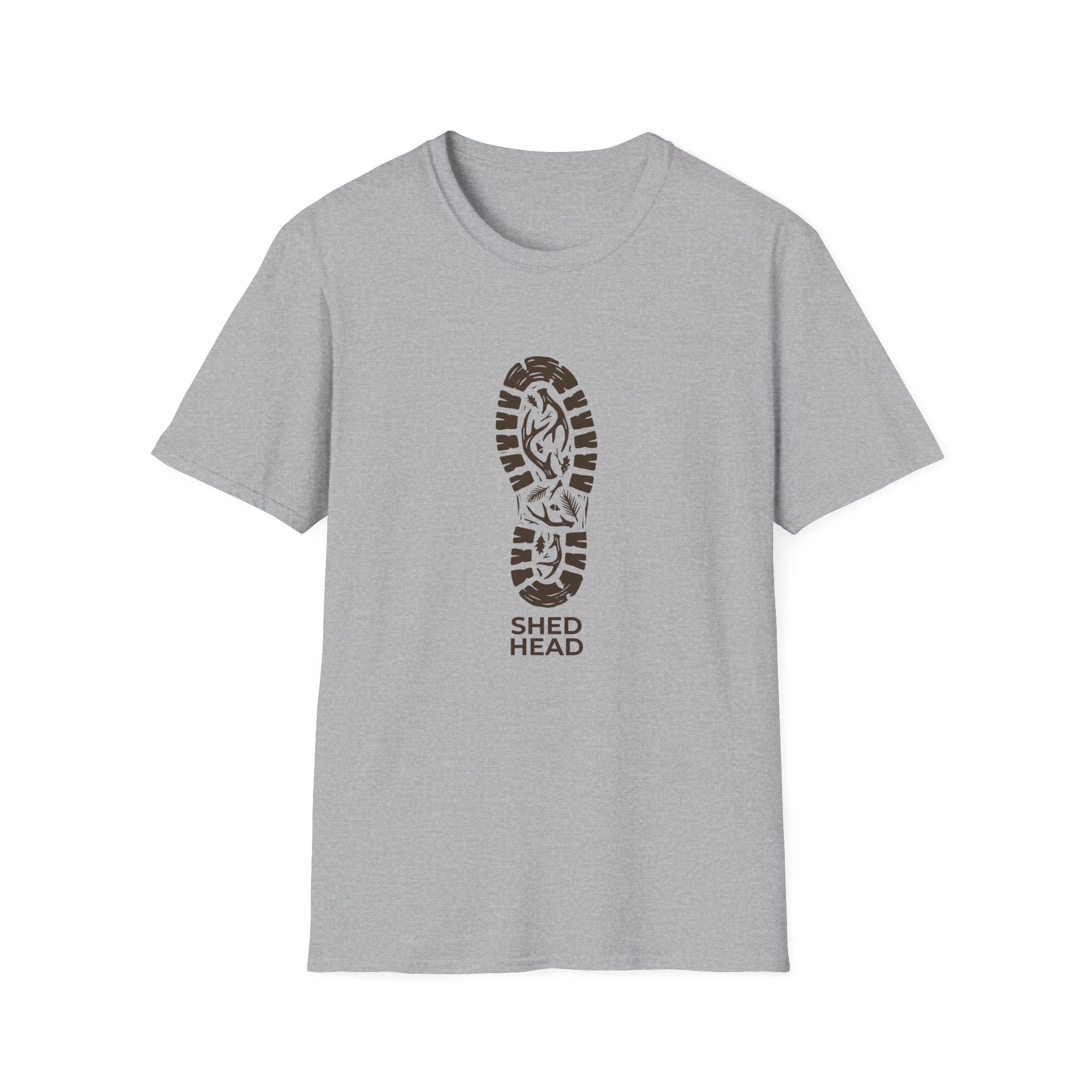 Shed Head Hiking Boot Print T-Shirt