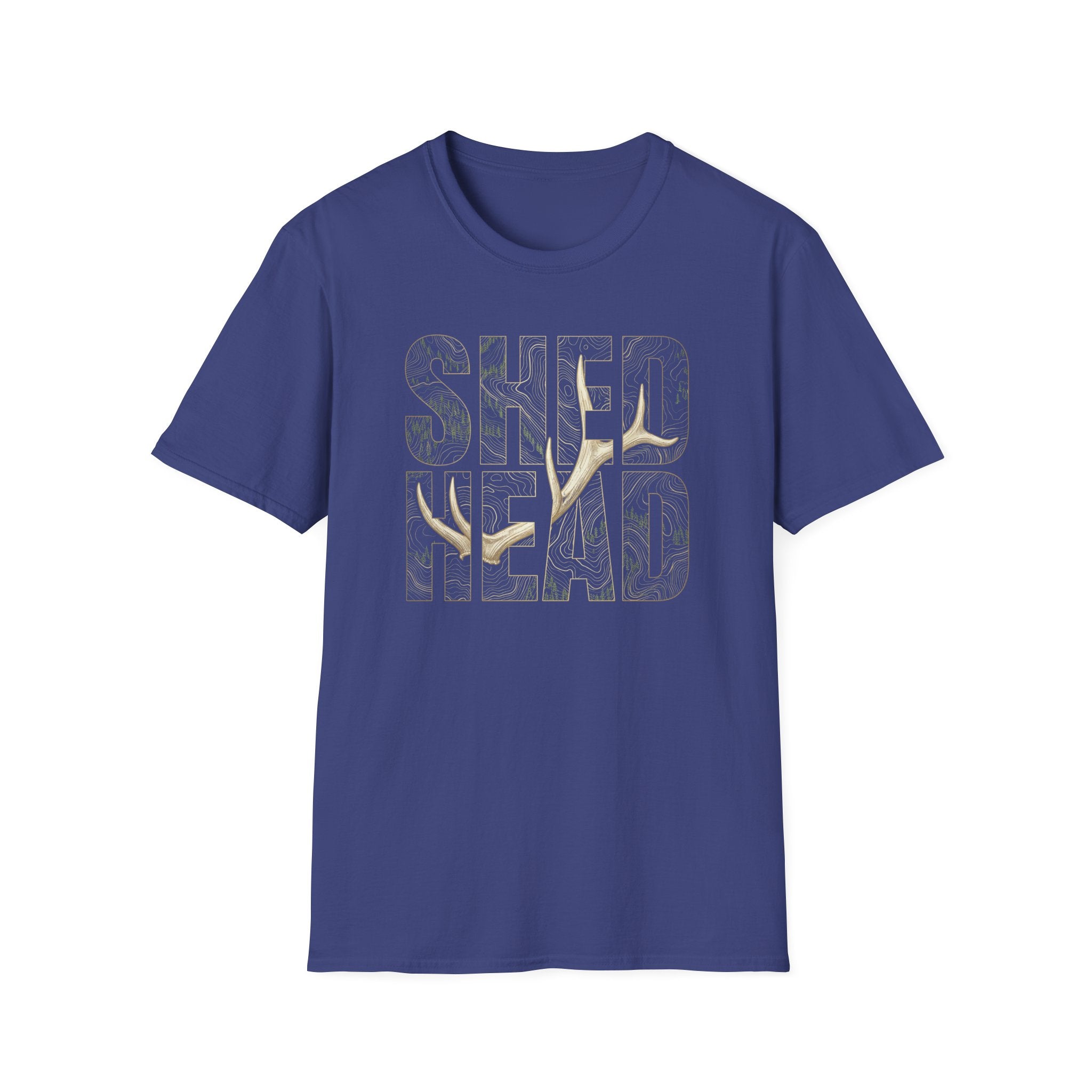SHED HEAD Elk Shed Topography T-Shirt
