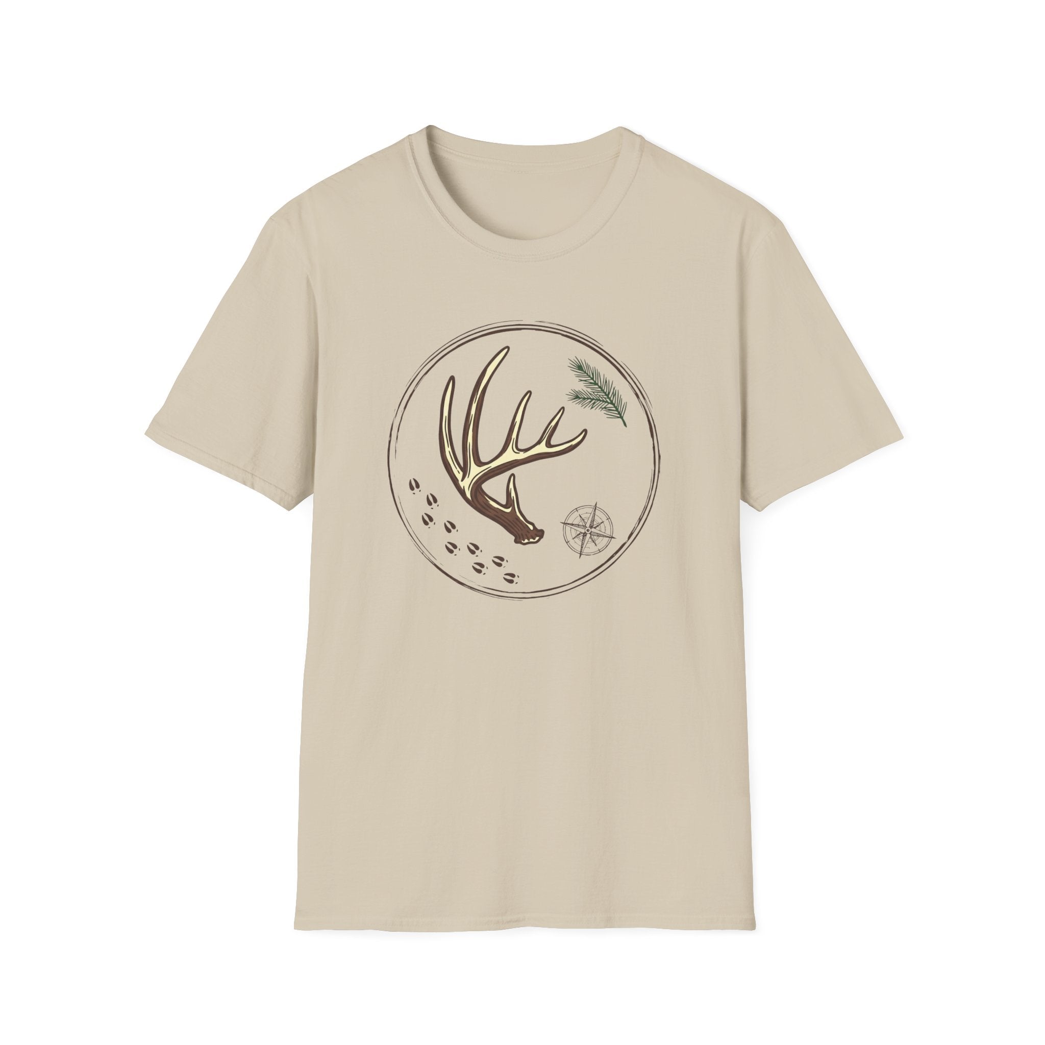 Antler Shed and Hoof Prints T-Shirt