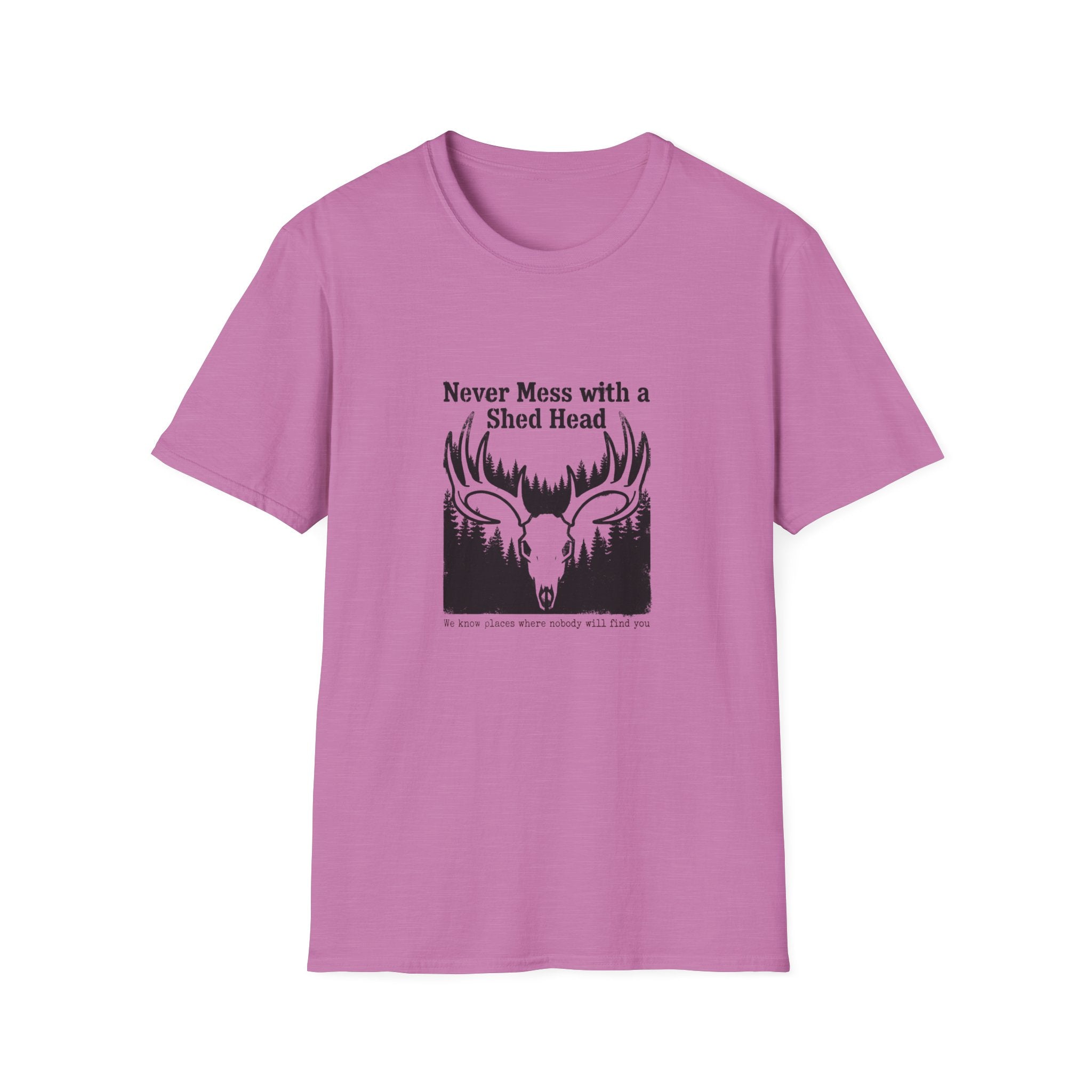 Never Mess With A Shed Head Skull T-Shirt