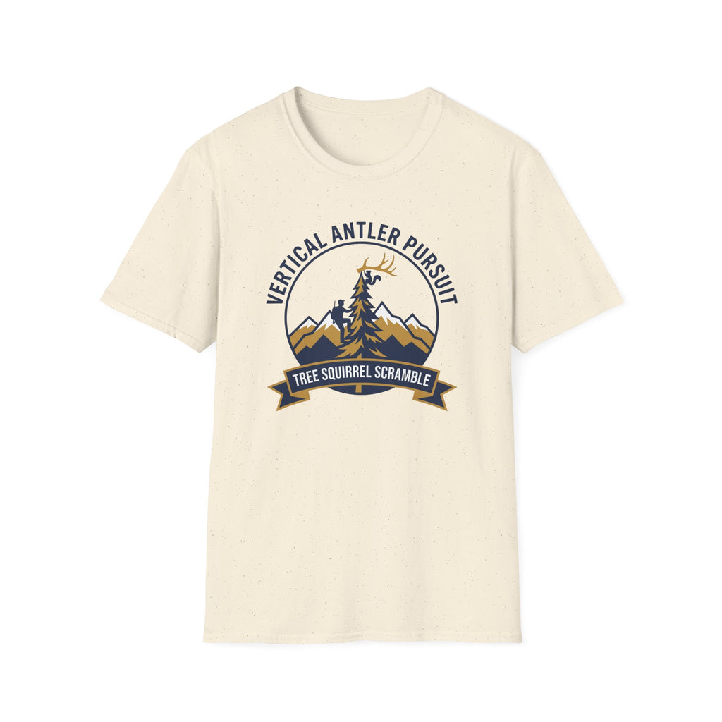 Vertical Antler Pursuit / Tree Squirrel Scramble T-Shirt