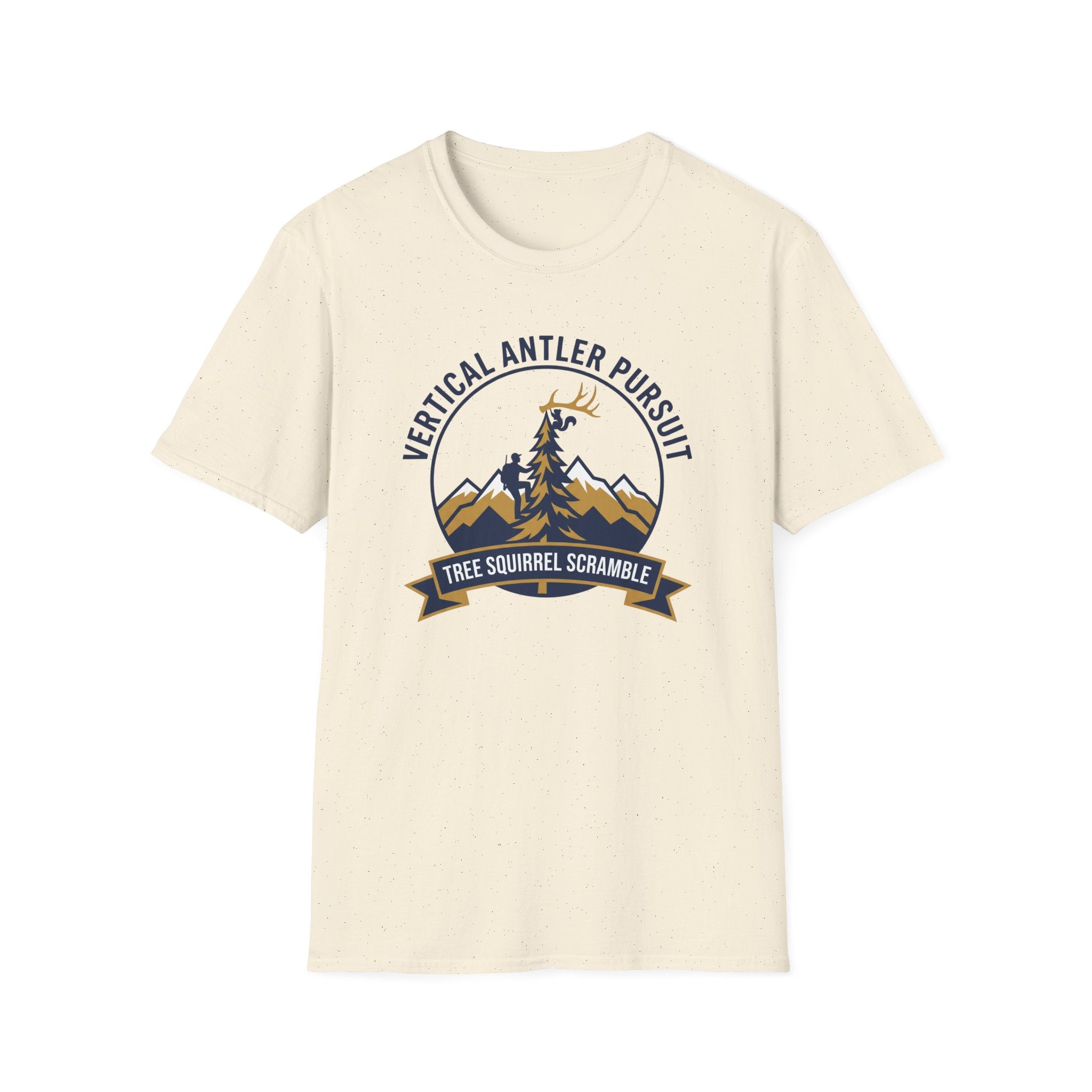 Vertical Antler Pursuit / Tree Squirrel Scramble T-Shirt