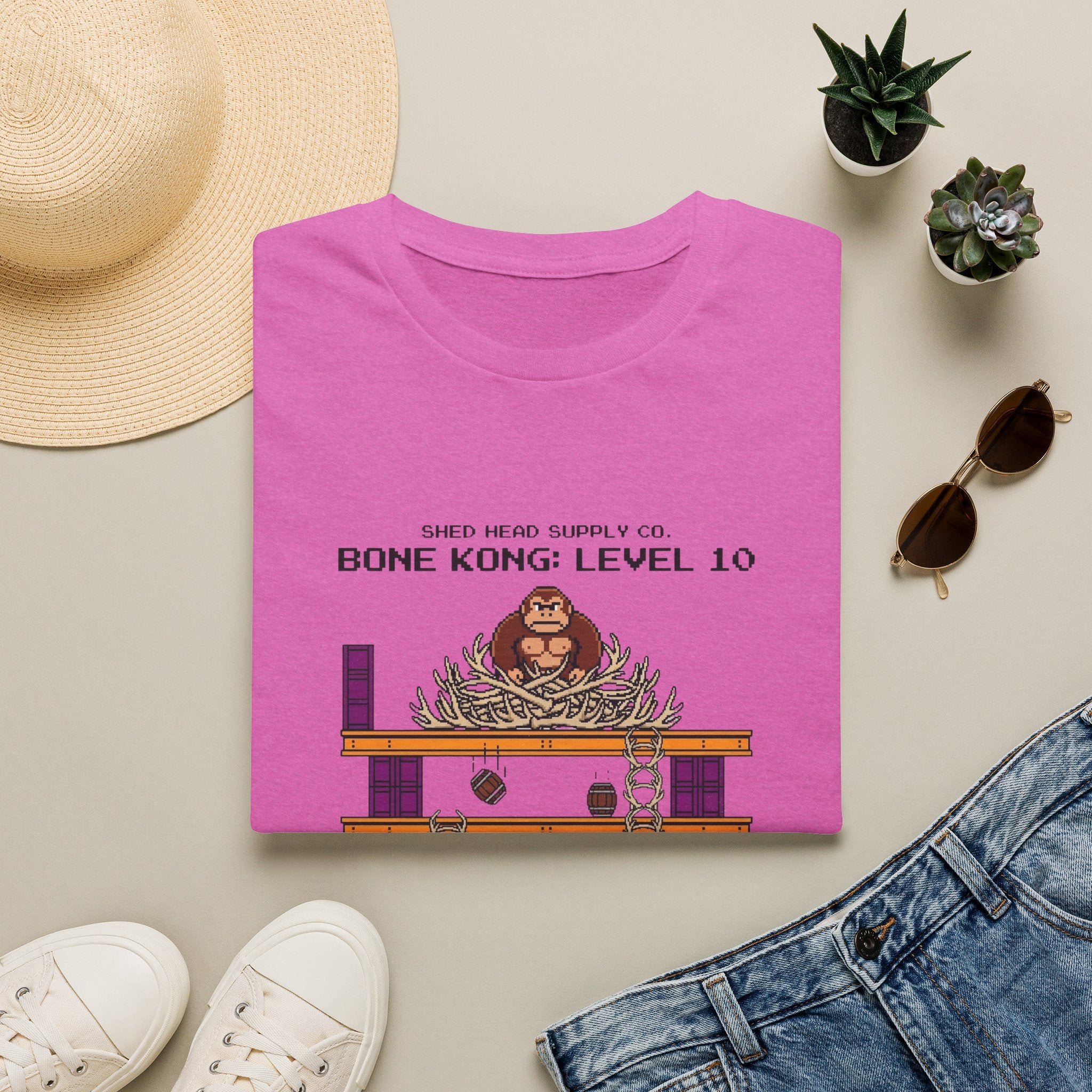 Bone Kong 80's Video Game T-Shirt