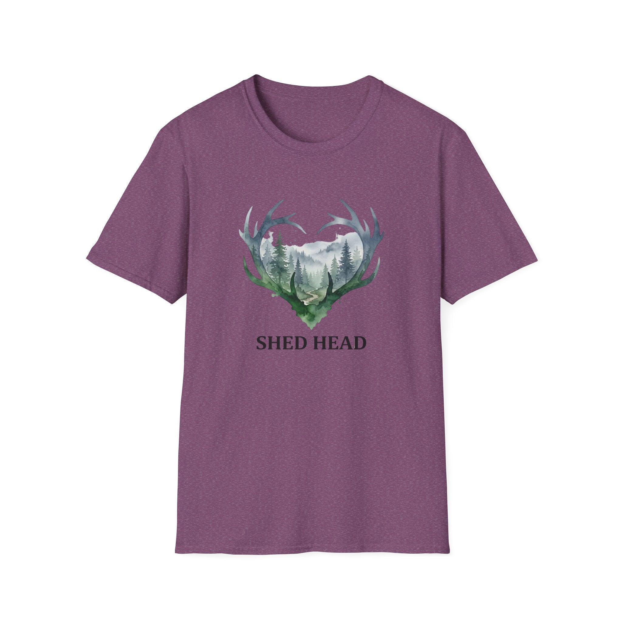 Shed Head Antler Watercolor T-Shirt