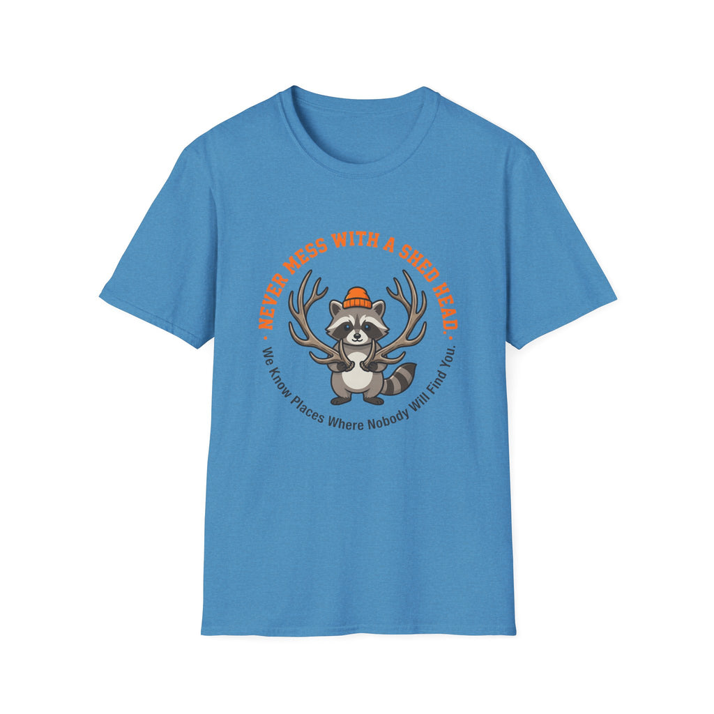 Never Mess With A Shed Head Raccoon T-Shirt