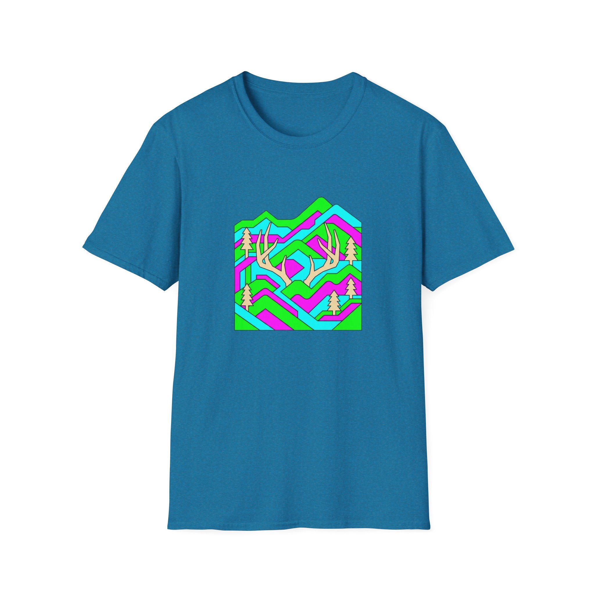 Neon Mountain Sheds T-Shirt